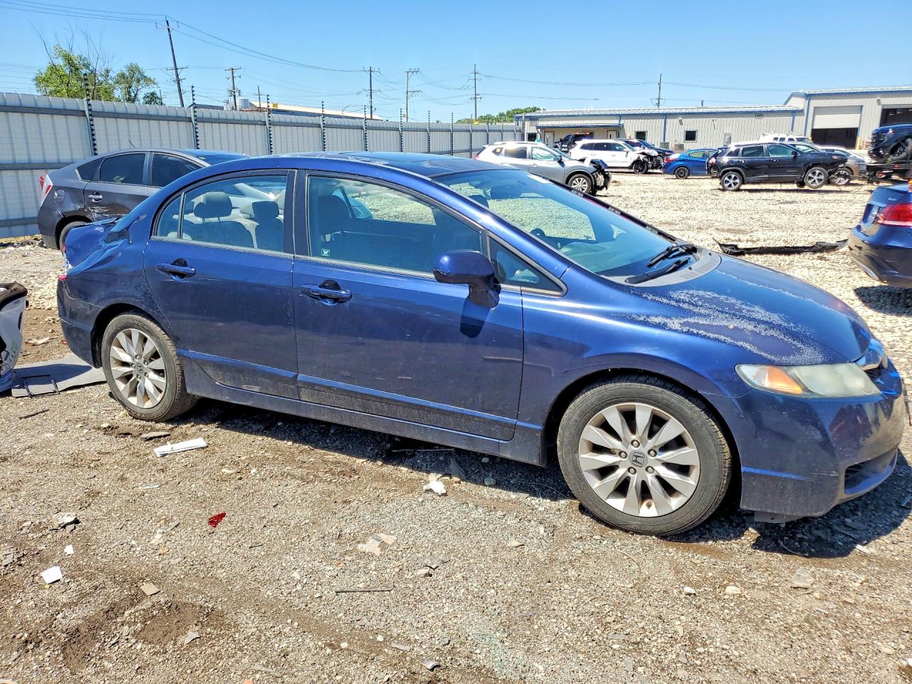 2010 Honda Civic Exl Blue vin: 2HGFA1F92AH532464