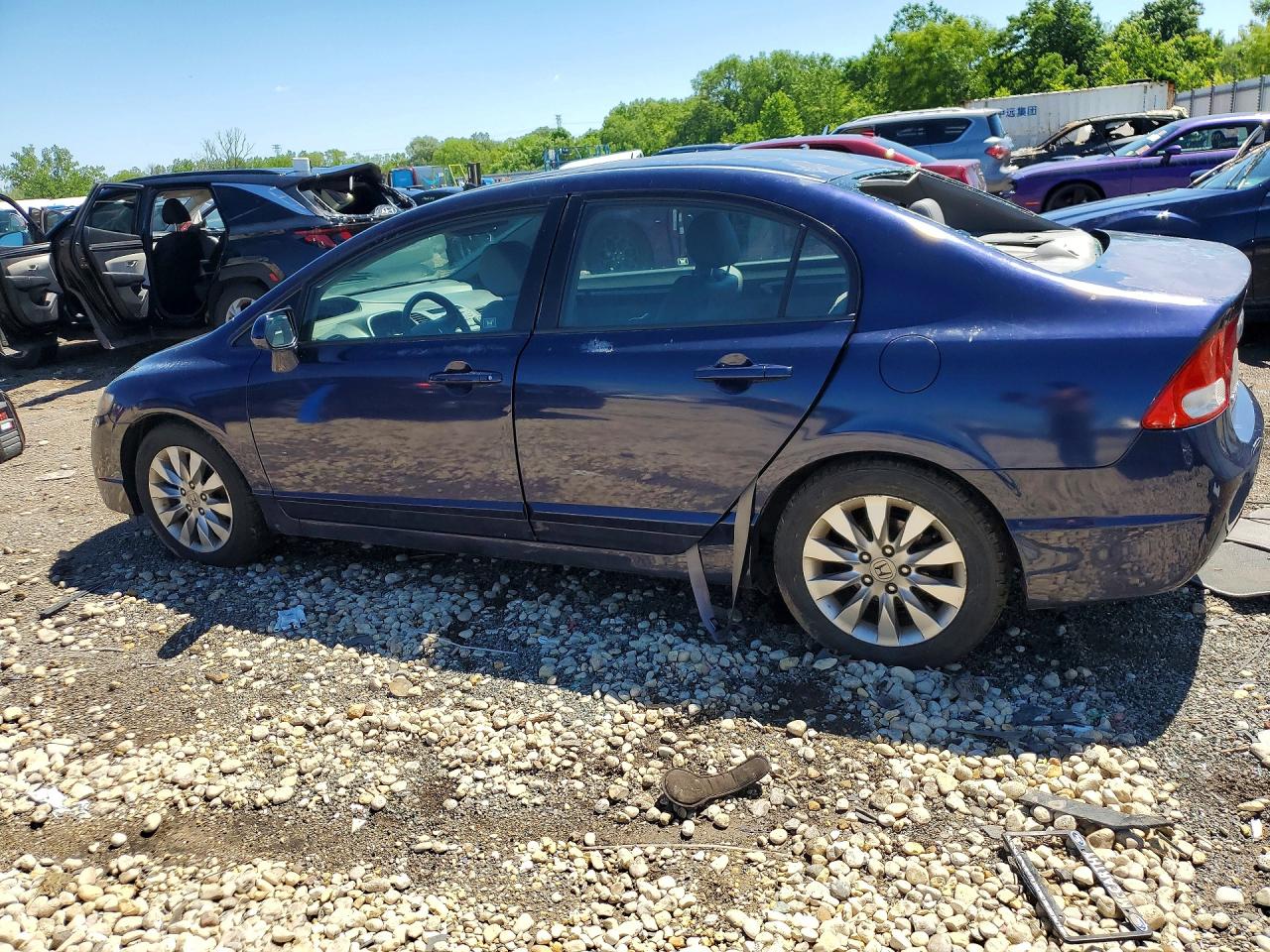 2010 Honda Civic Exl Blue vin: 2HGFA1F92AH532464