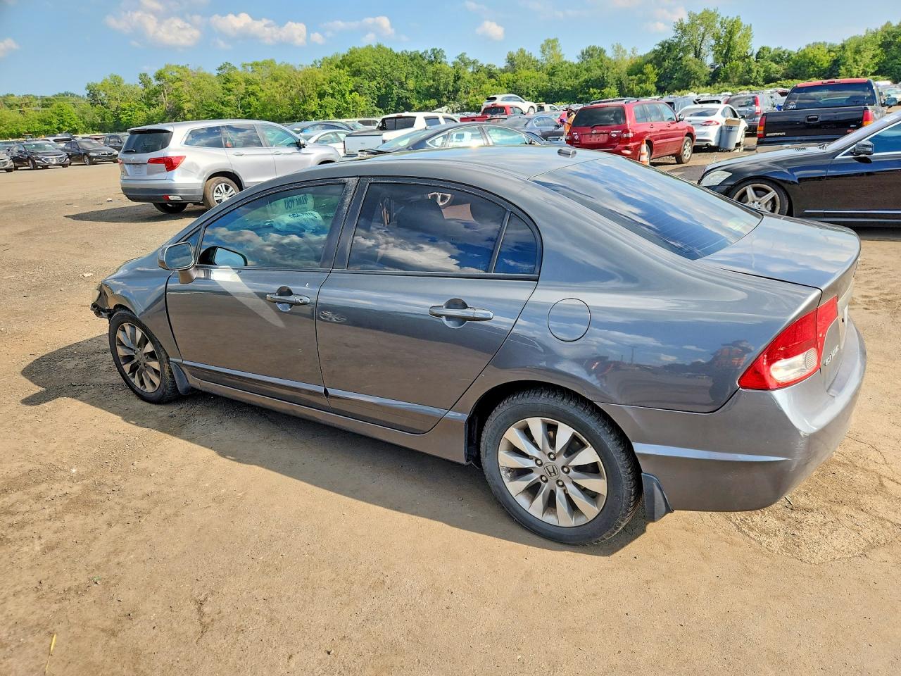 2010 Honda Civic Exl Gray vin: 2HGFA1F93AH502292