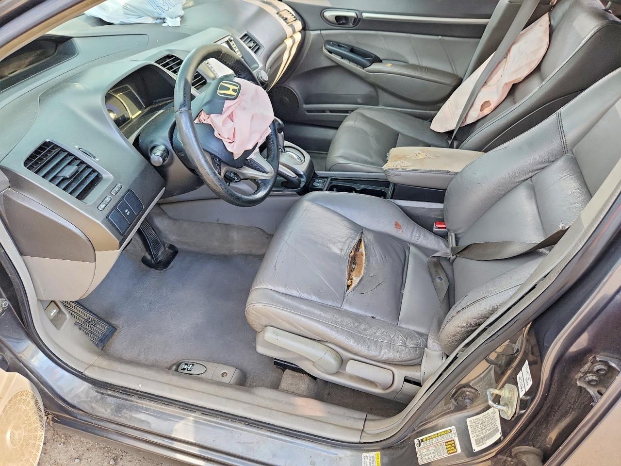 2010 Honda Civic Exl Gray vin: 2HGFA1F93AH502292
