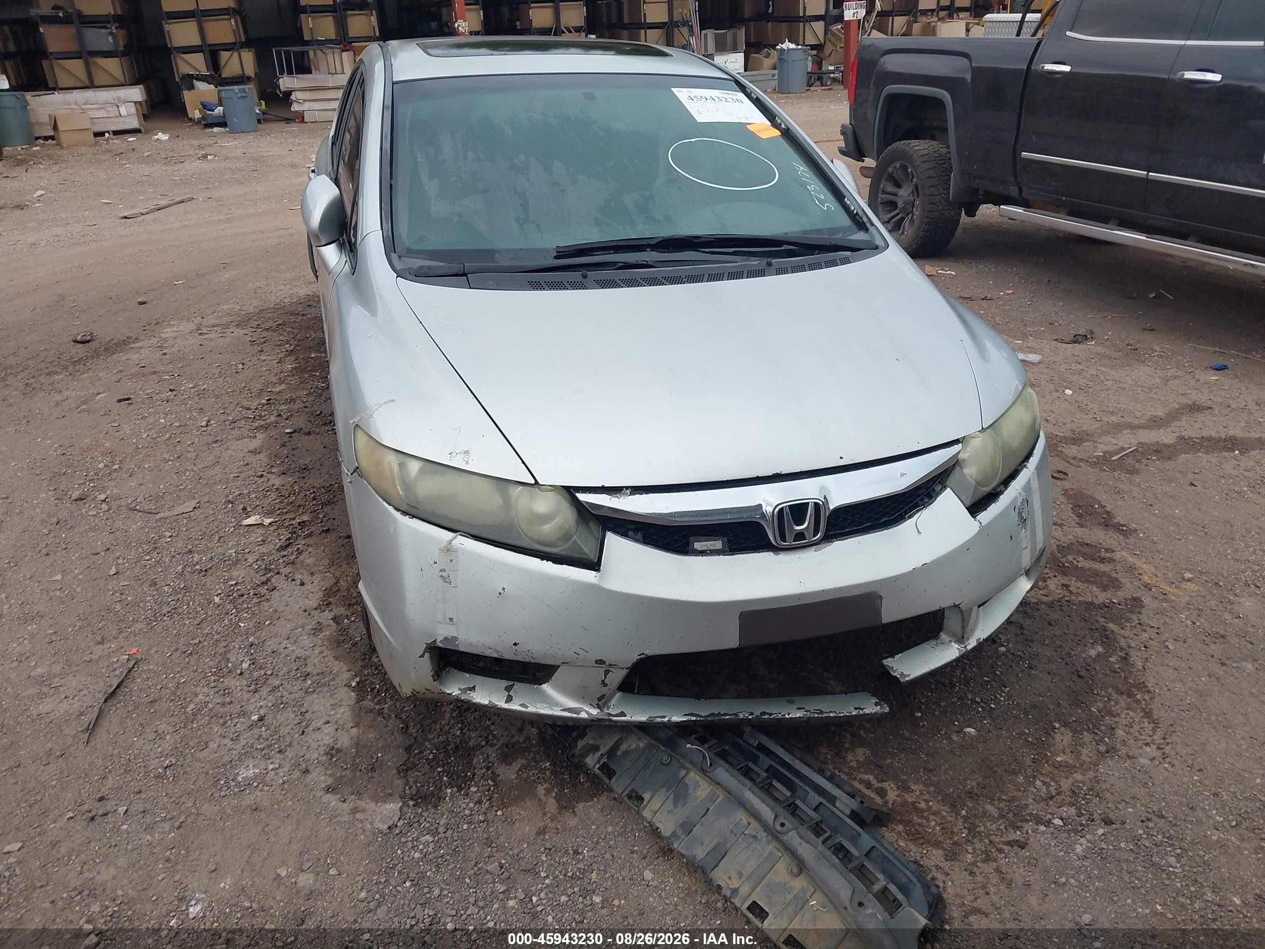 2010 Honda Civic Ex-l Silver vin: 2HGFA1F93AH523174