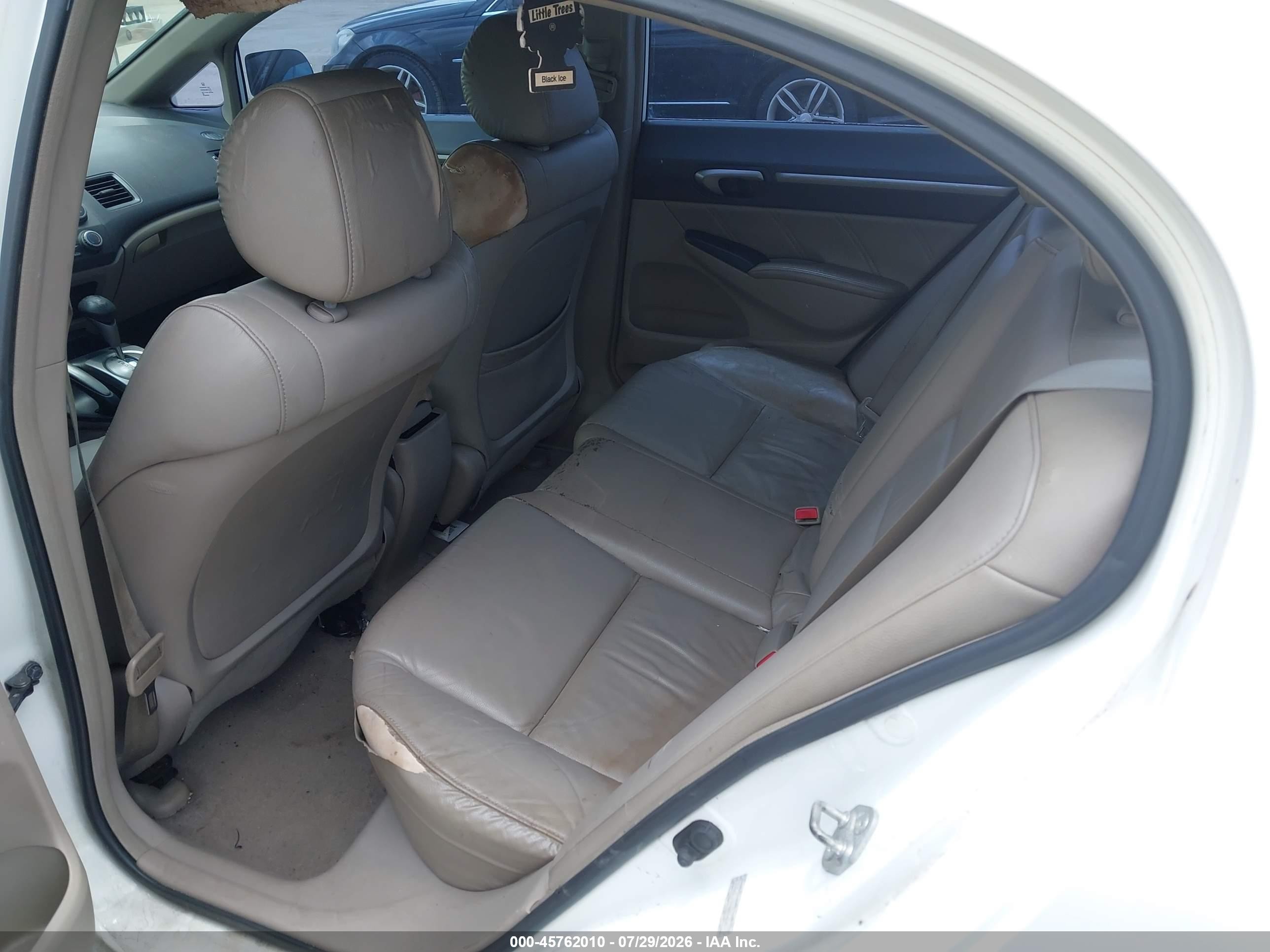 2010 Honda Civic Ex-l White vin: 2HGFA1F94AH504245