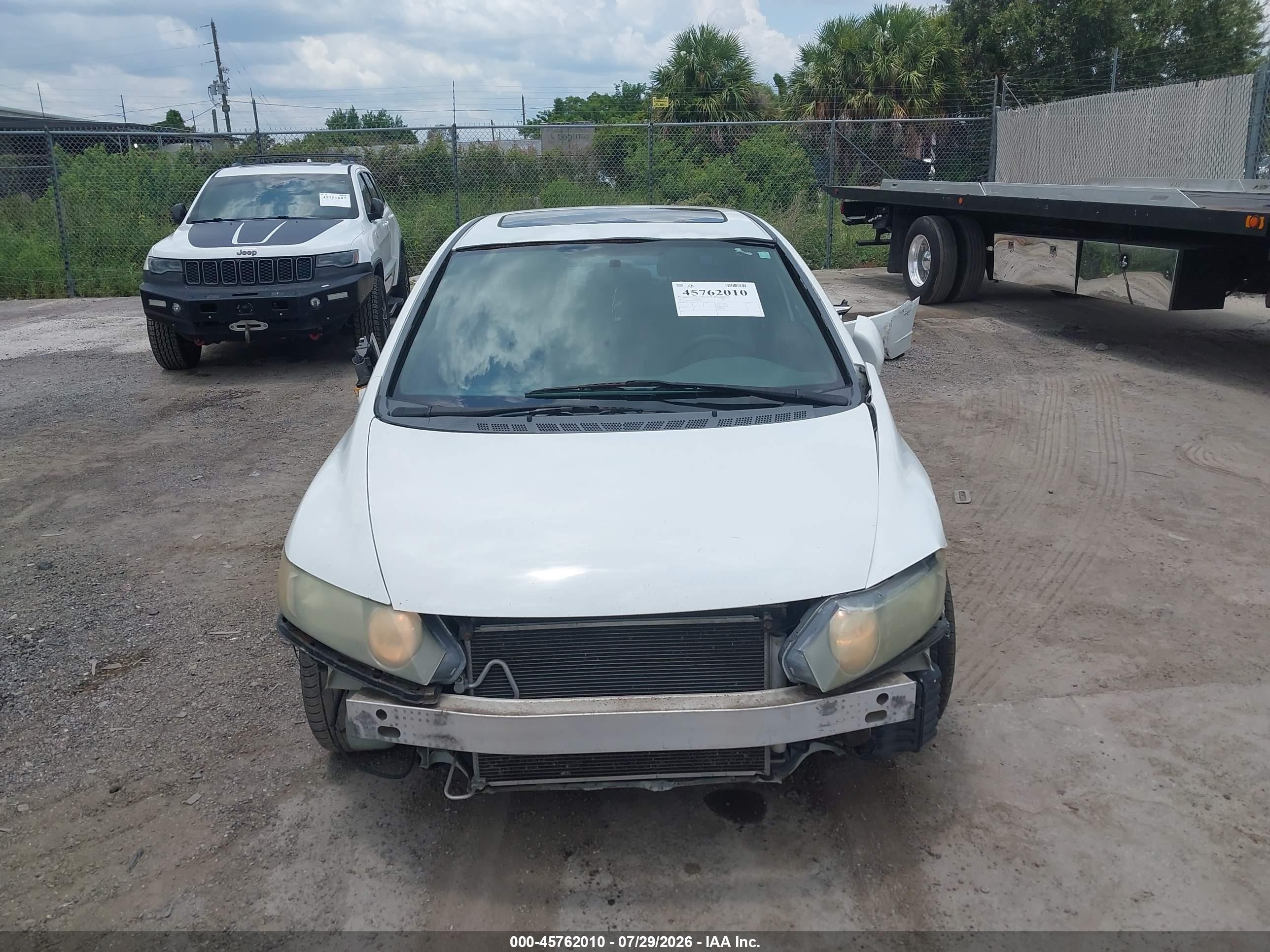 2010 Honda Civic Ex-l White vin: 2HGFA1F94AH504245