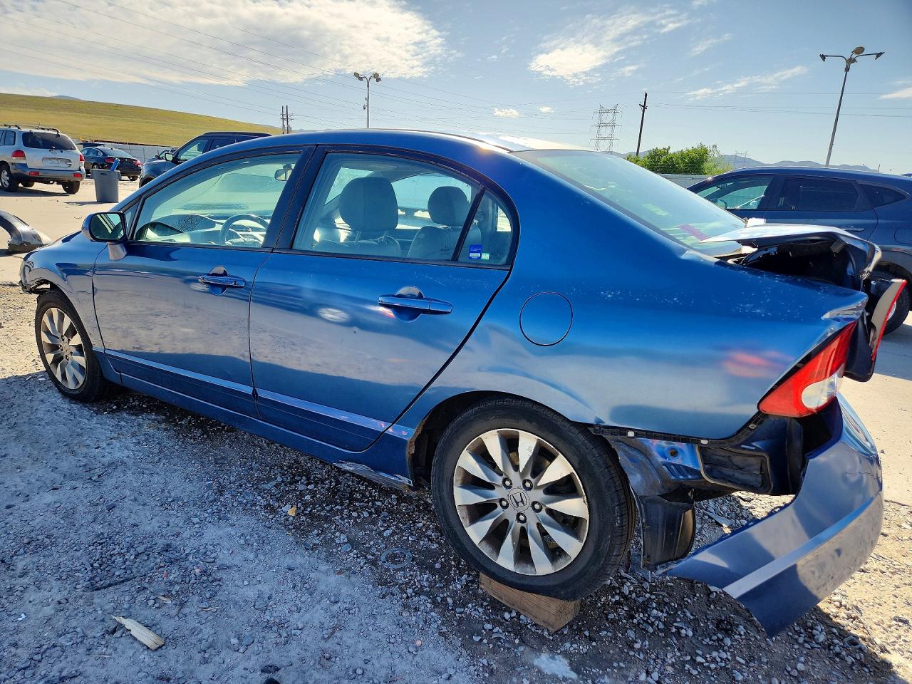 2010 Honda Civic Exl Blue vin: 2HGFA1F94AH505220