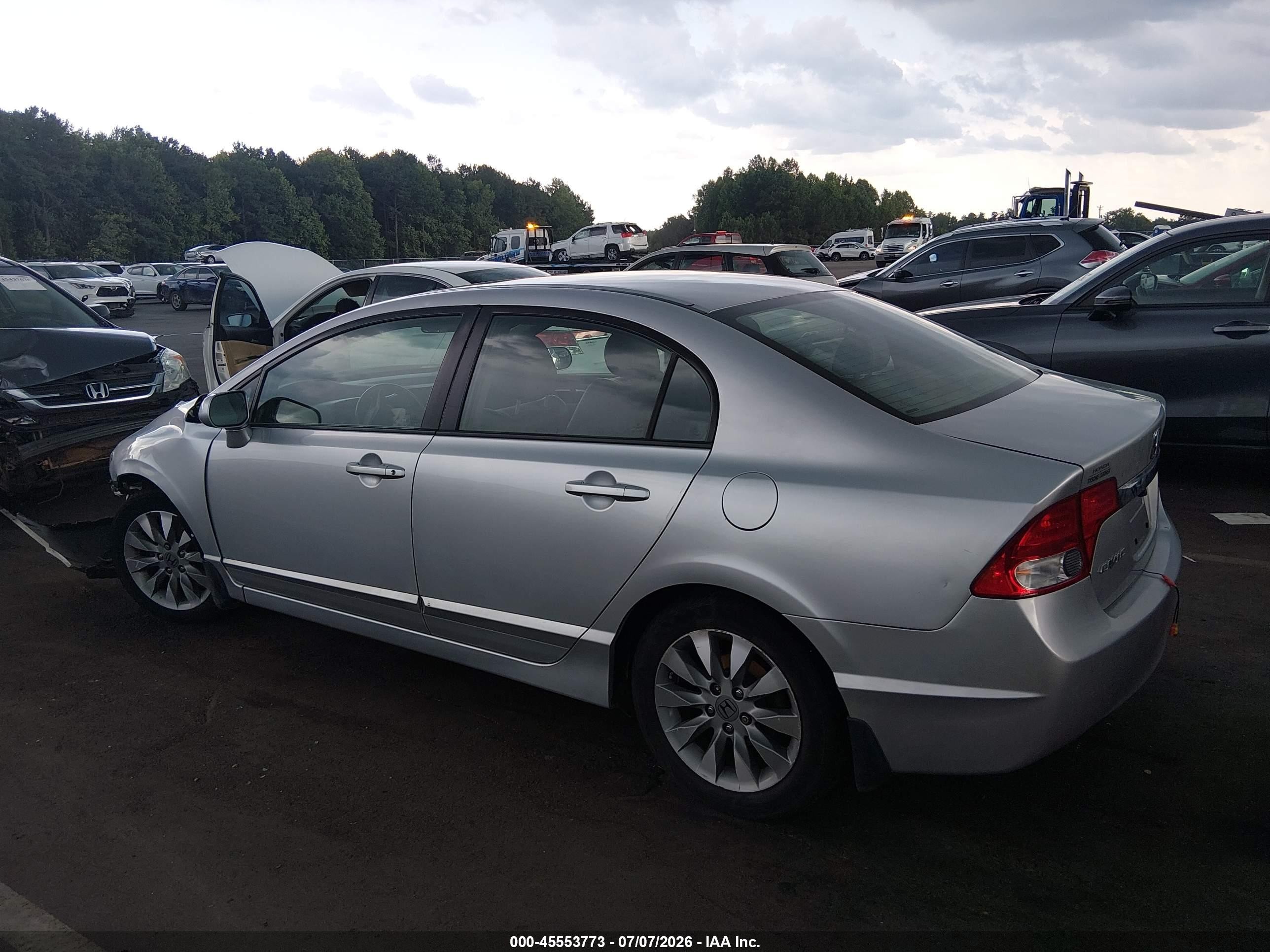 2011 Honda Civic Ex-l Серебряный vin: 2HGFA1F94BH512704