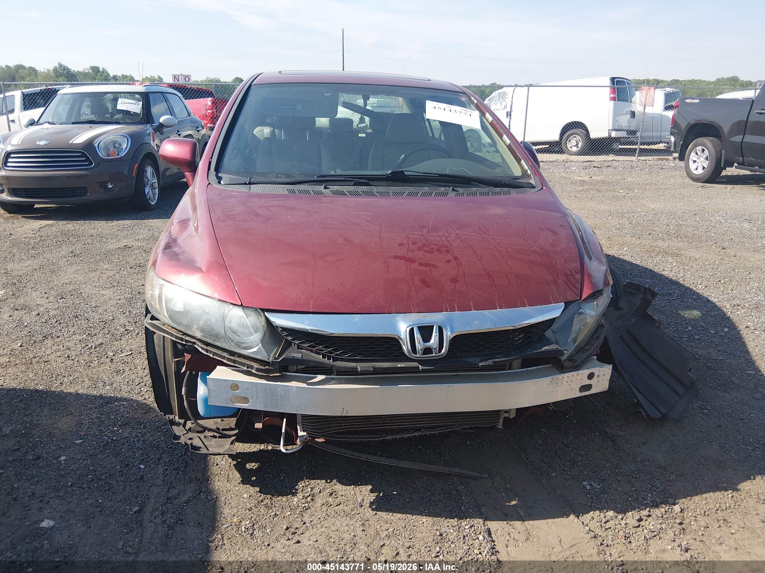2011 Honda Civic Ex-l Maroon vin: 2HGFA1F94BH518275