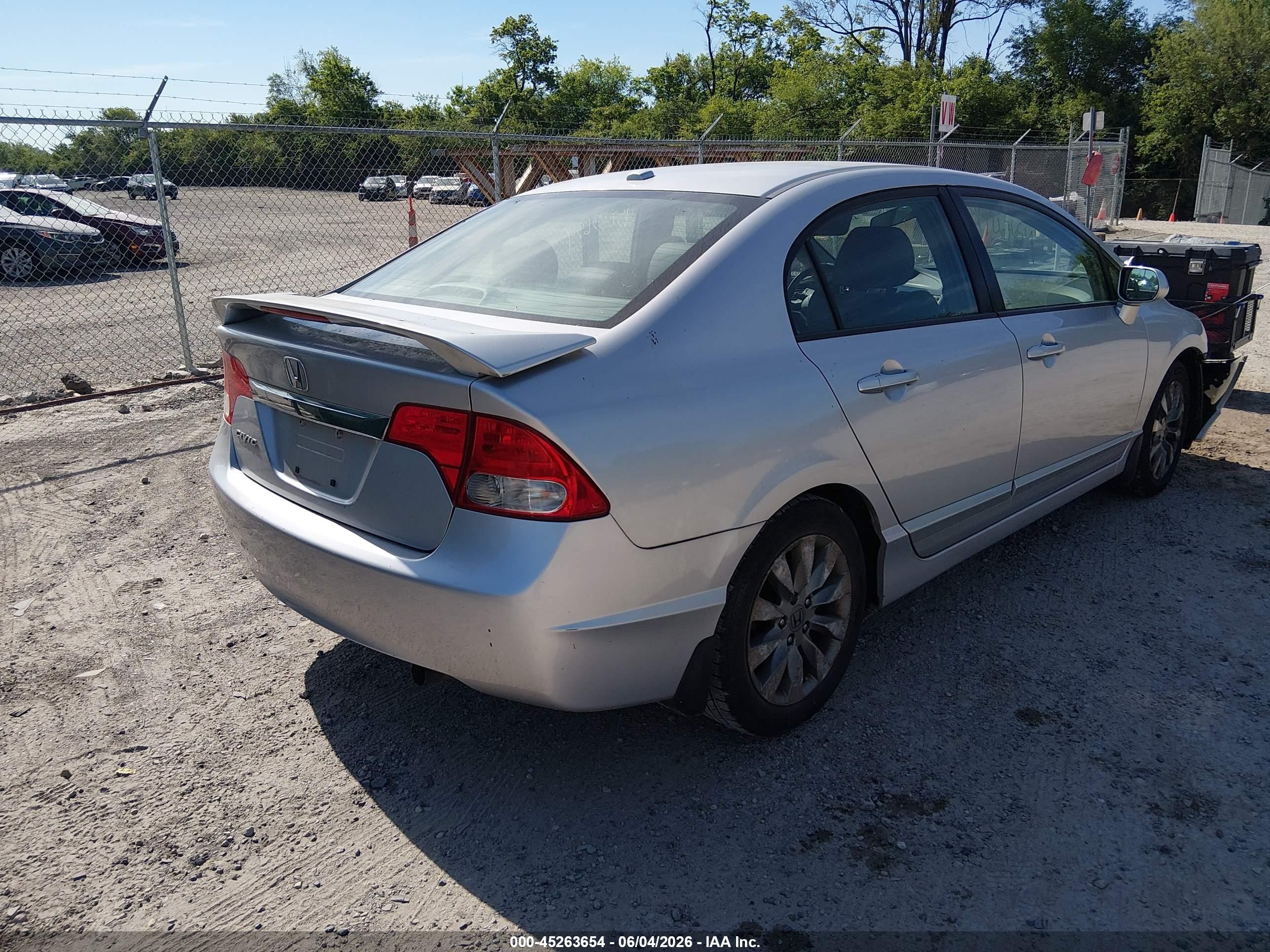 2010 Honda Civic Ex-l Silver vin: 2HGFA1F95AH555513
