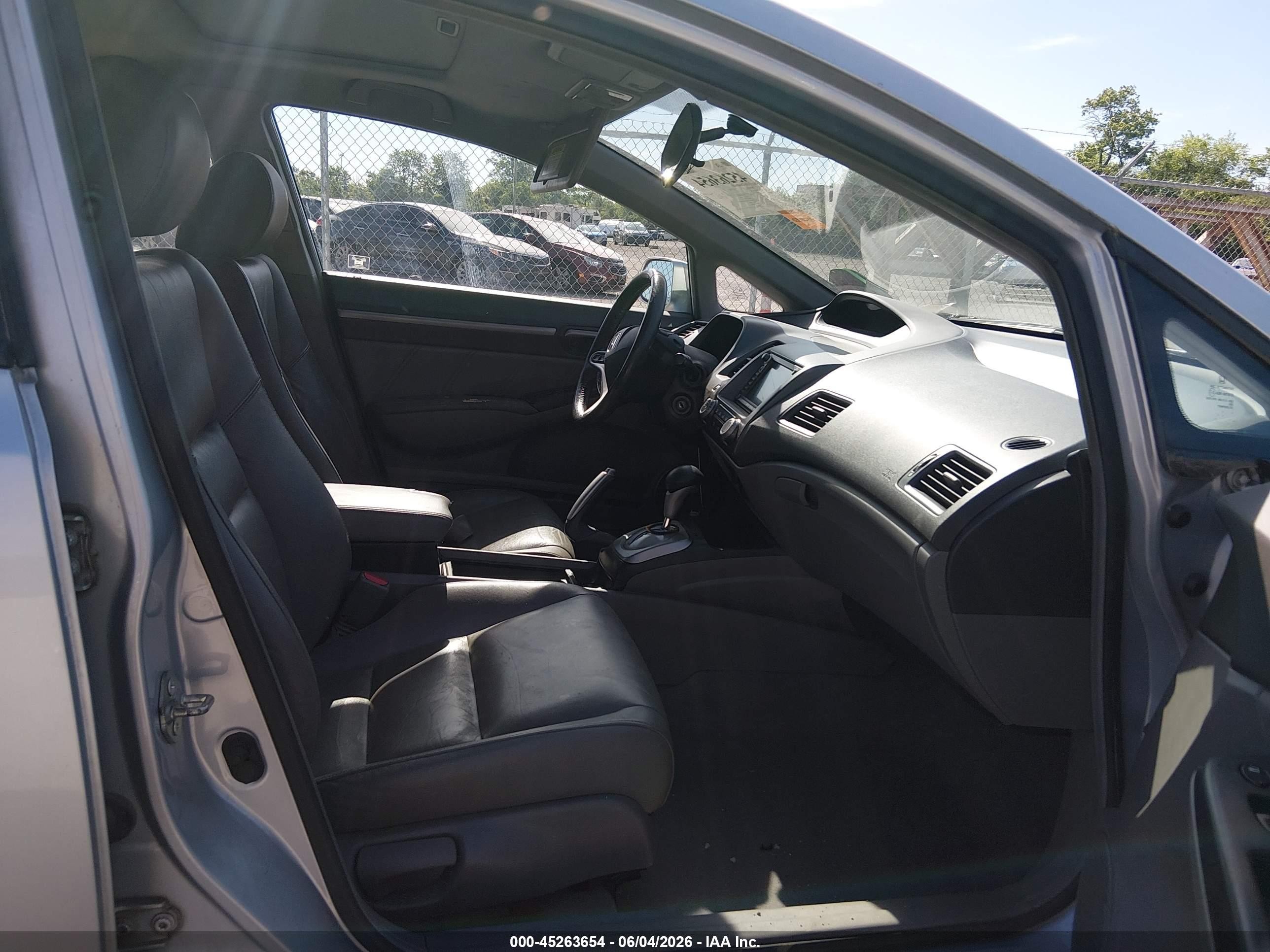 2010 Honda Civic Ex-l Silver vin: 2HGFA1F95AH555513