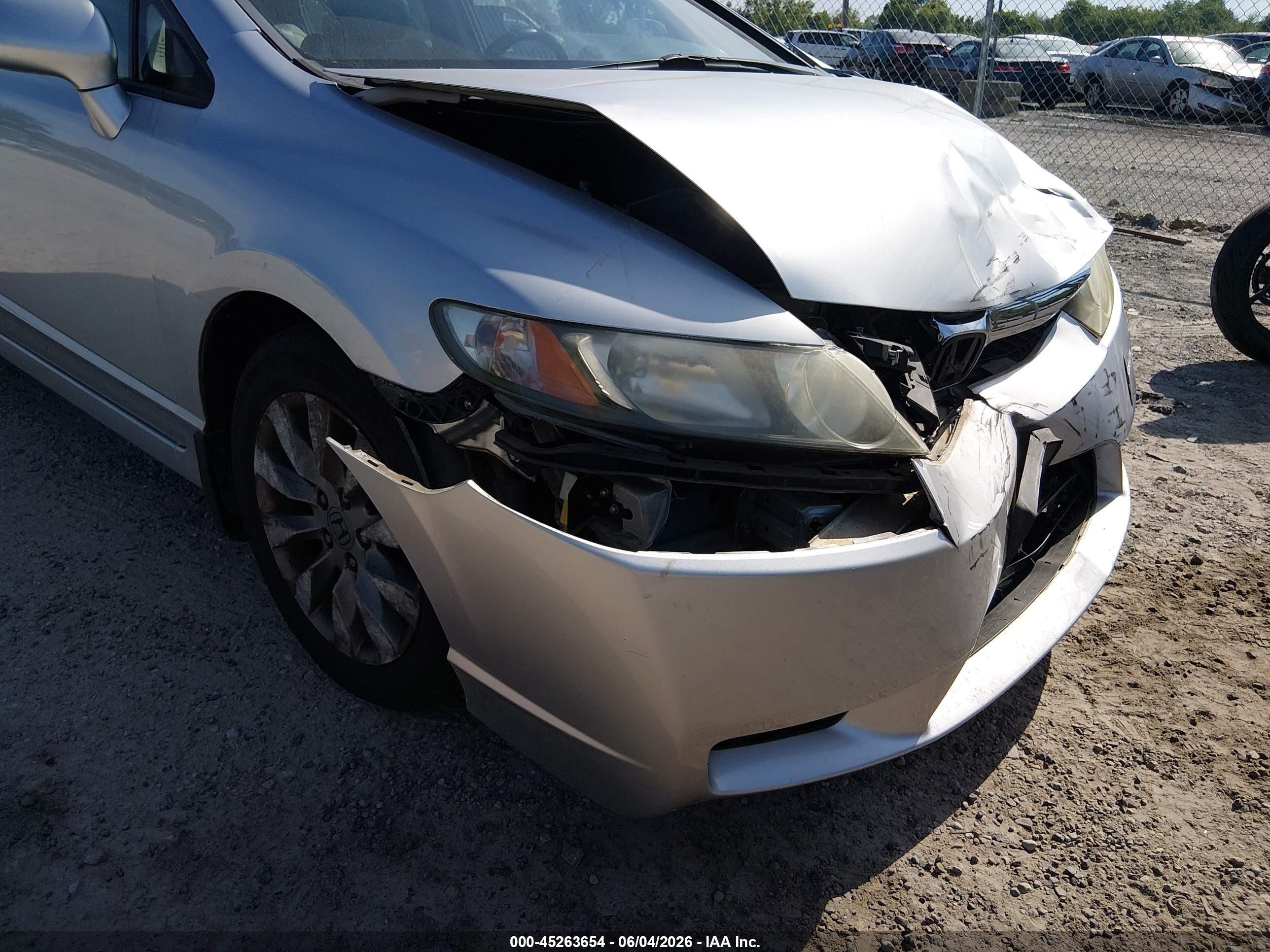 2010 Honda Civic Ex-l Silver vin: 2HGFA1F95AH555513