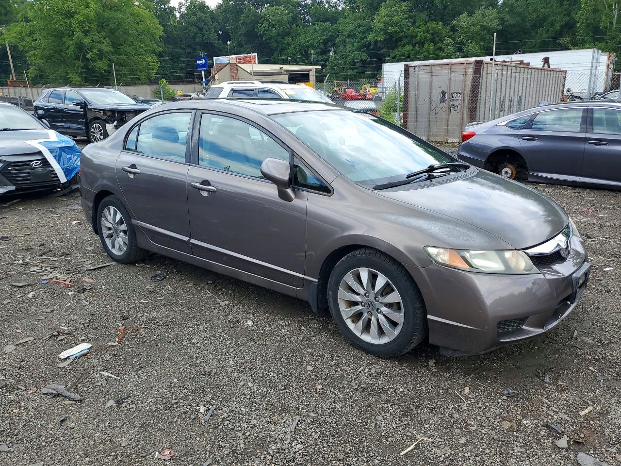 2011 Honda Civic Exl Gray vin: 2HGFA1F95BH504210