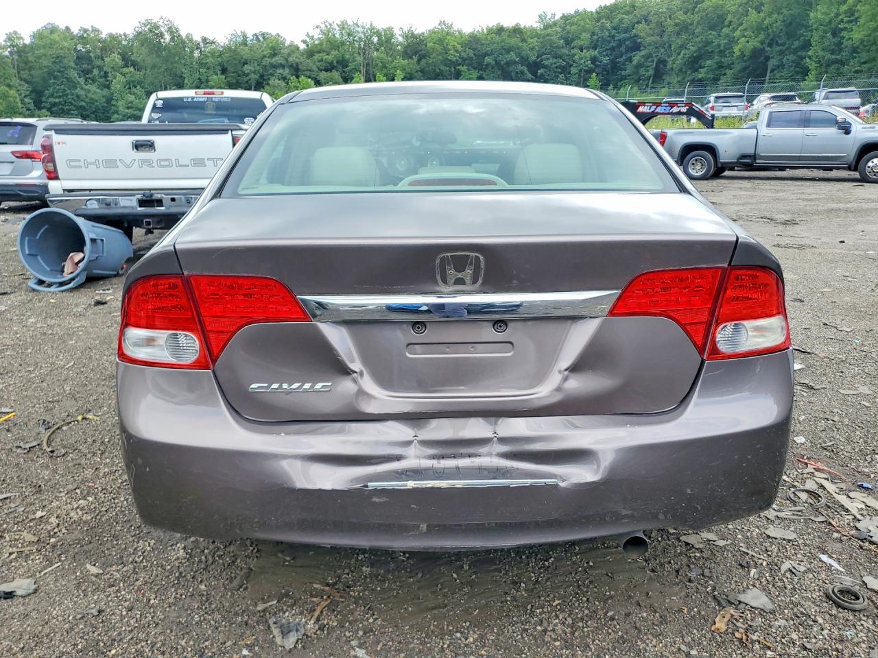 2011 Honda Civic Exl Gray vin: 2HGFA1F95BH504210