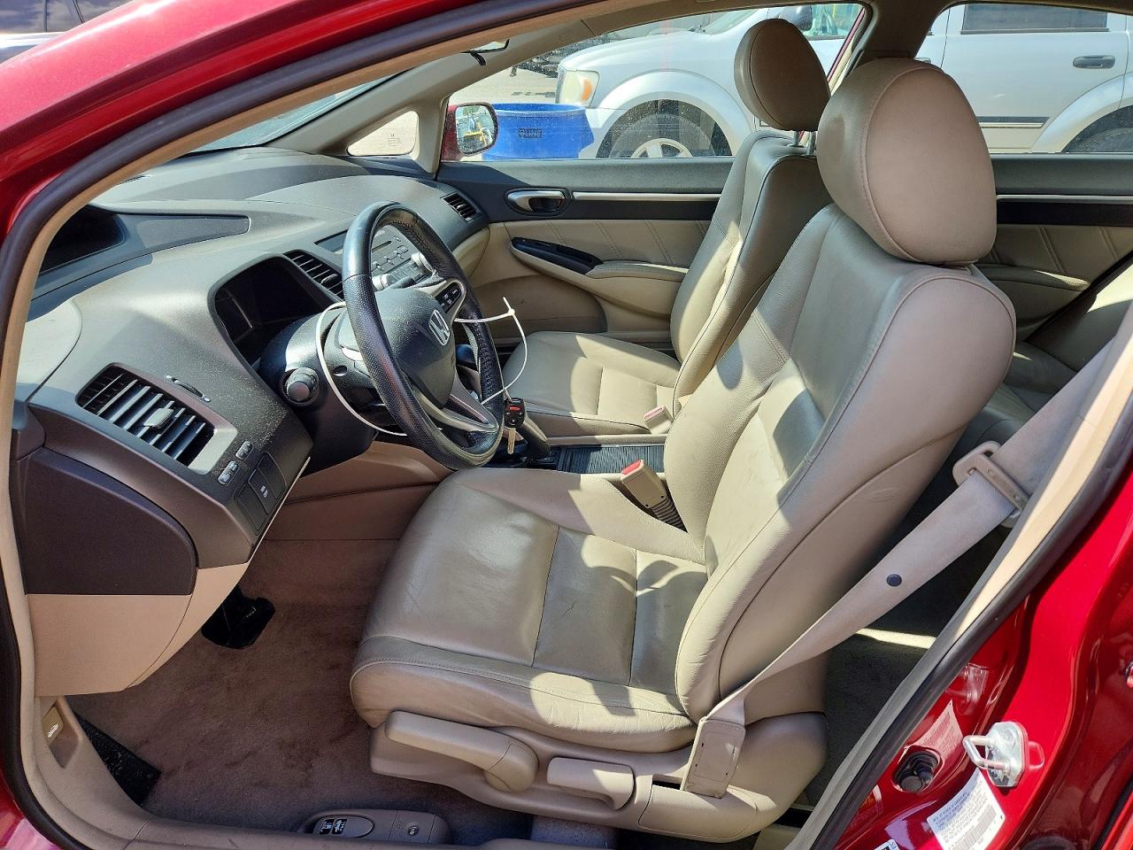 2011 Honda Civic Exl Red vin: 2HGFA1F95BH536459