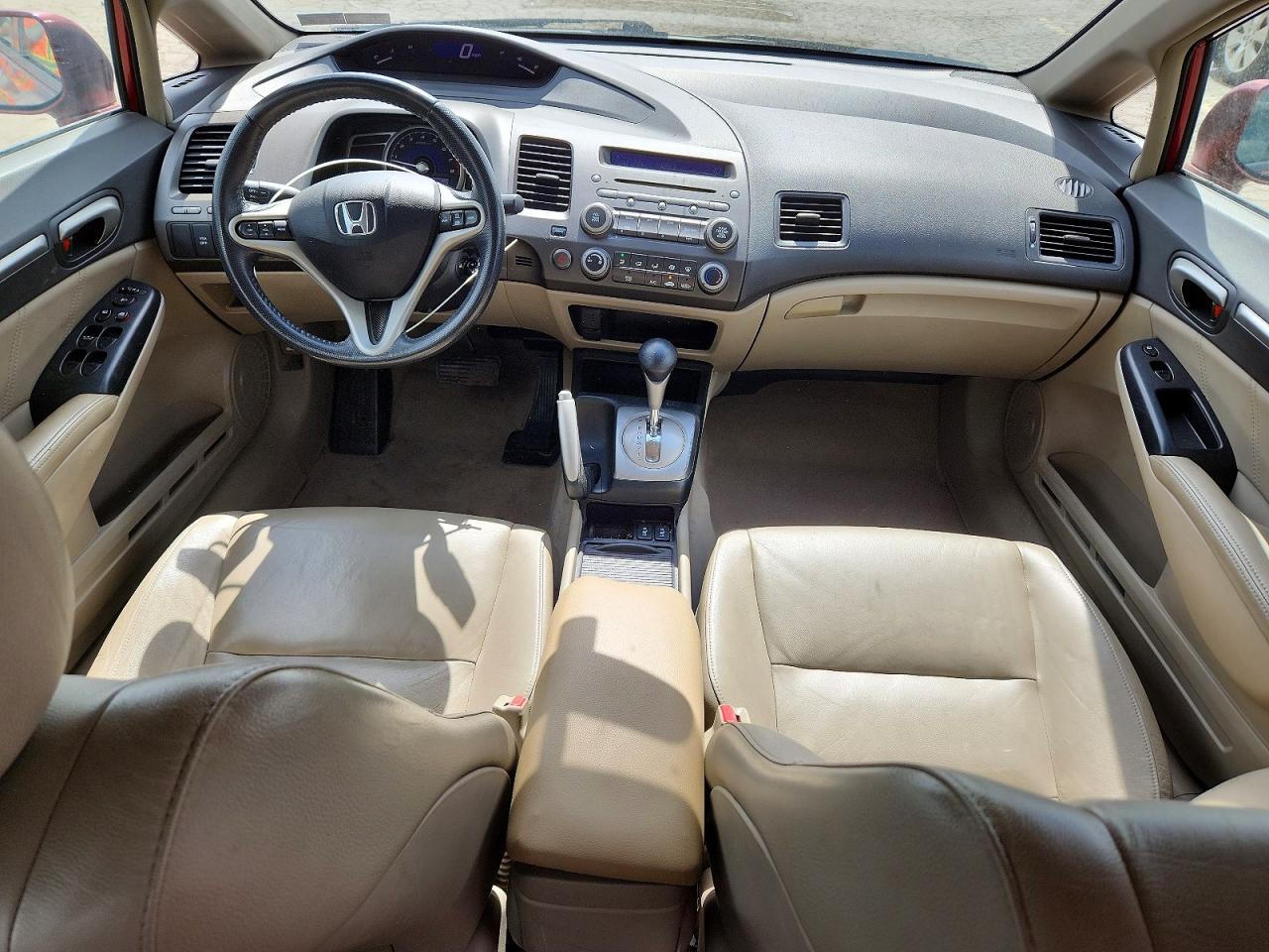 2011 Honda Civic Exl Red vin: 2HGFA1F95BH536459
