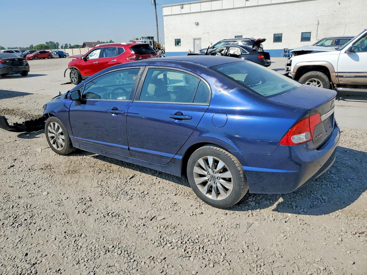 2011 Honda Civic Exl Blue vin: 2HGFA1F95BH538597