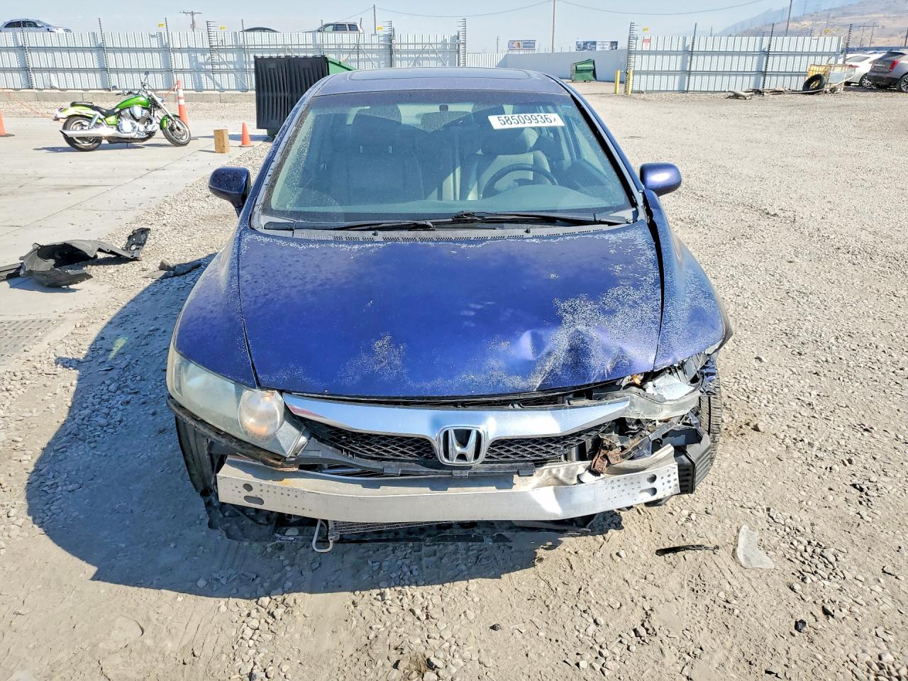 2011 Honda Civic Exl Blue vin: 2HGFA1F95BH538597