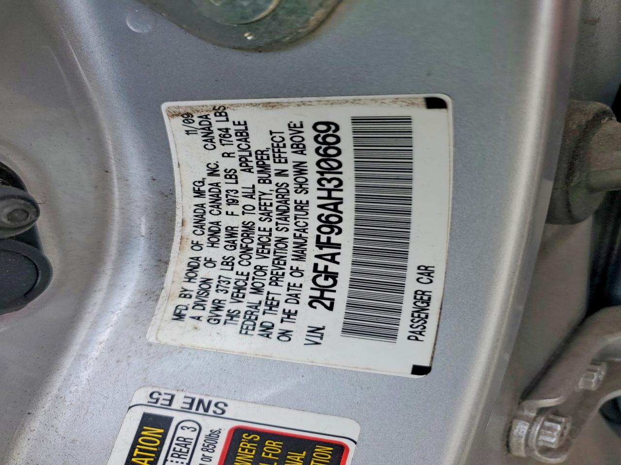2010 Honda Civic Exl Silver vin: 2HGFA1F96AH310669