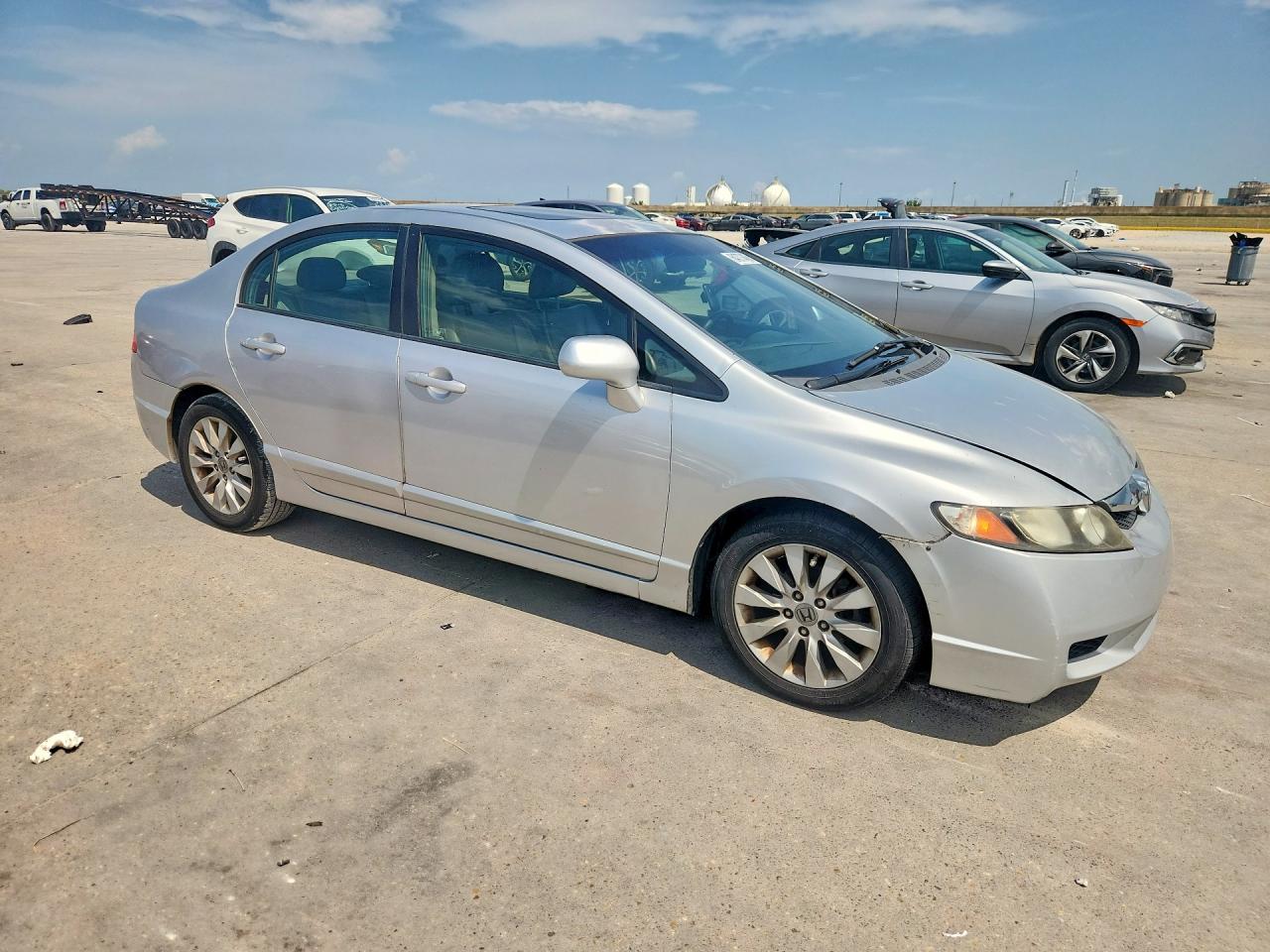 2010 Honda Civic Exl Серебряный vin: 2HGFA1F96AH502559