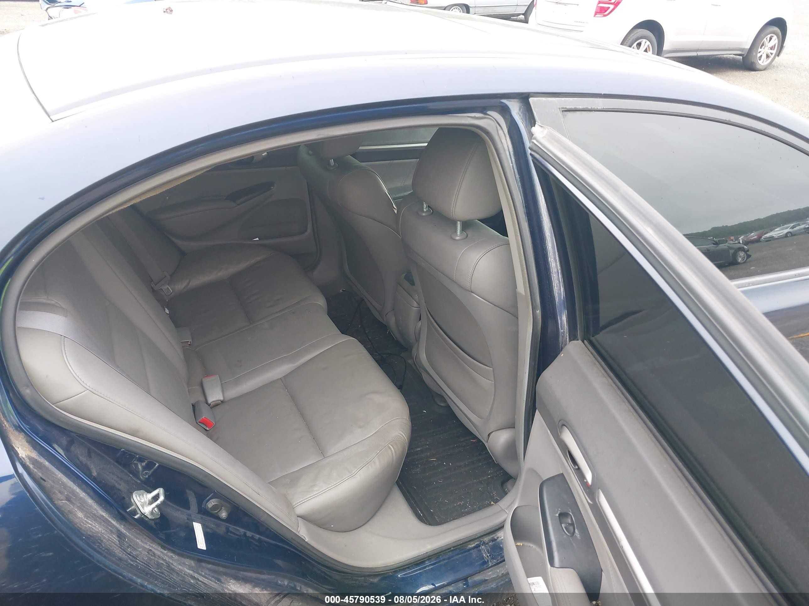 2010 Honda Civic Ex-l Blue vin: 2HGFA1F97AH545694
