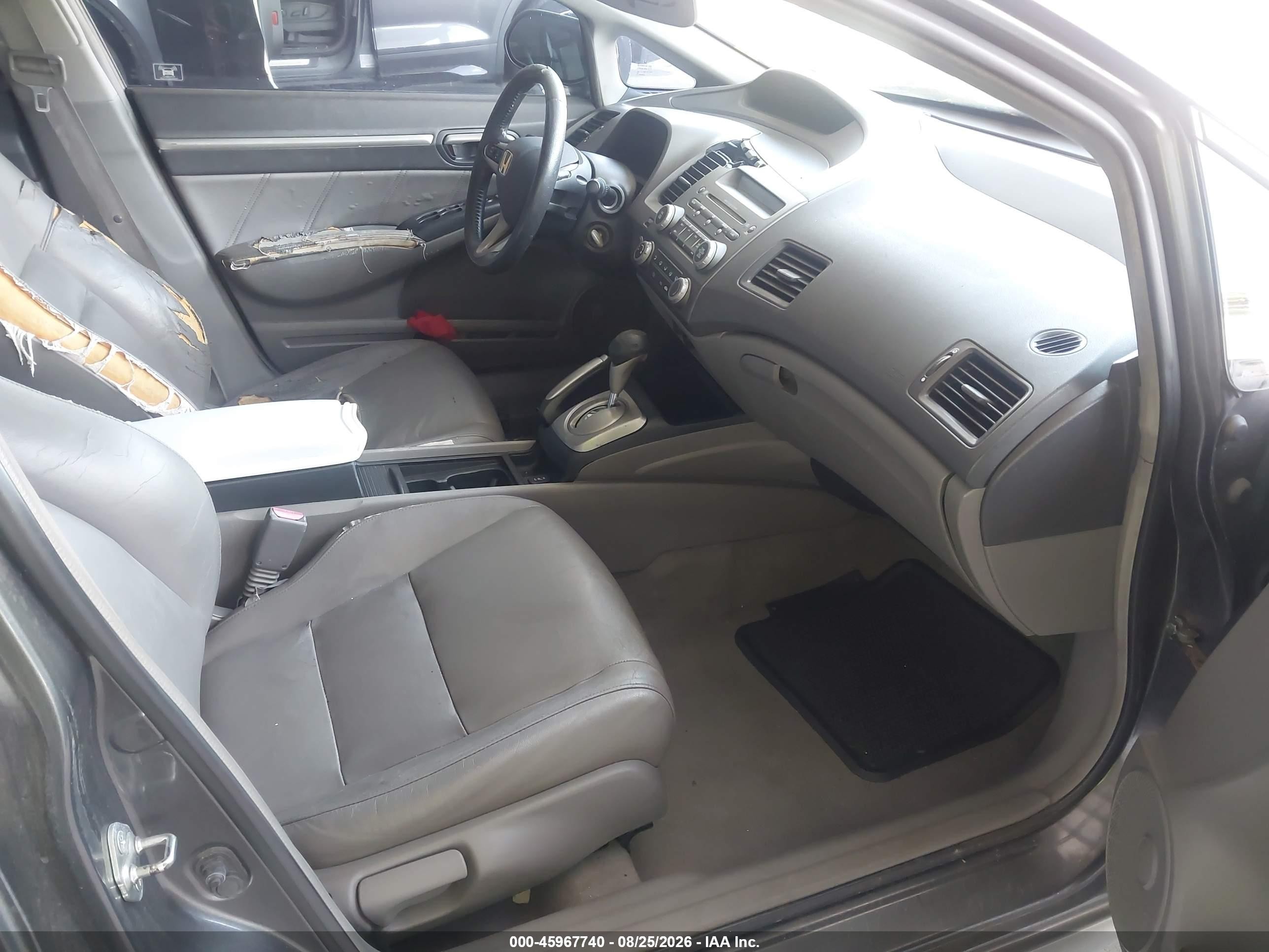 2010 Honda Civic Ex-l Gray vin: 2HGFA1F97AH546635