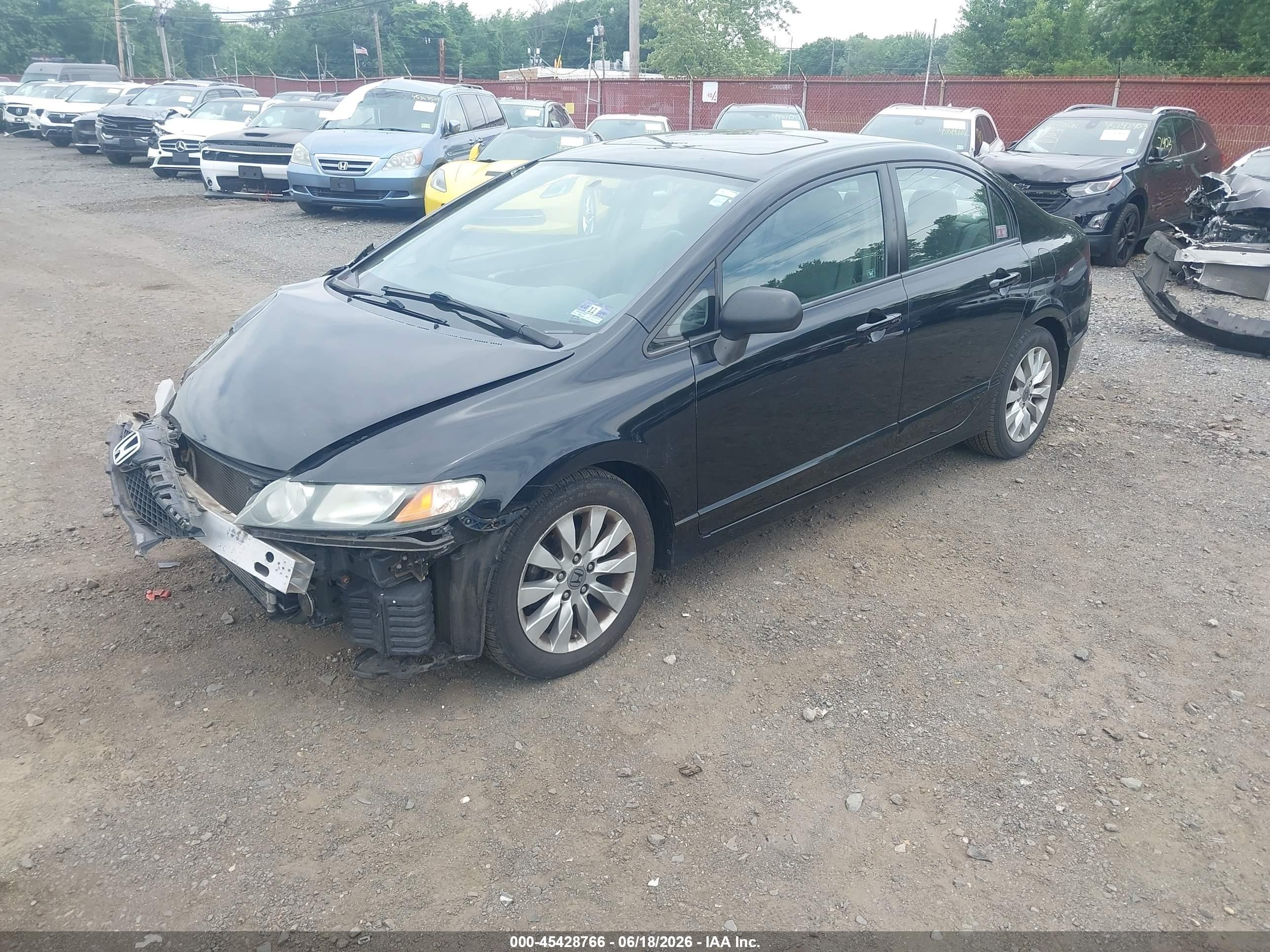 2010 Honda Civic Ex-l Black vin: 2HGFA1F98AH505270