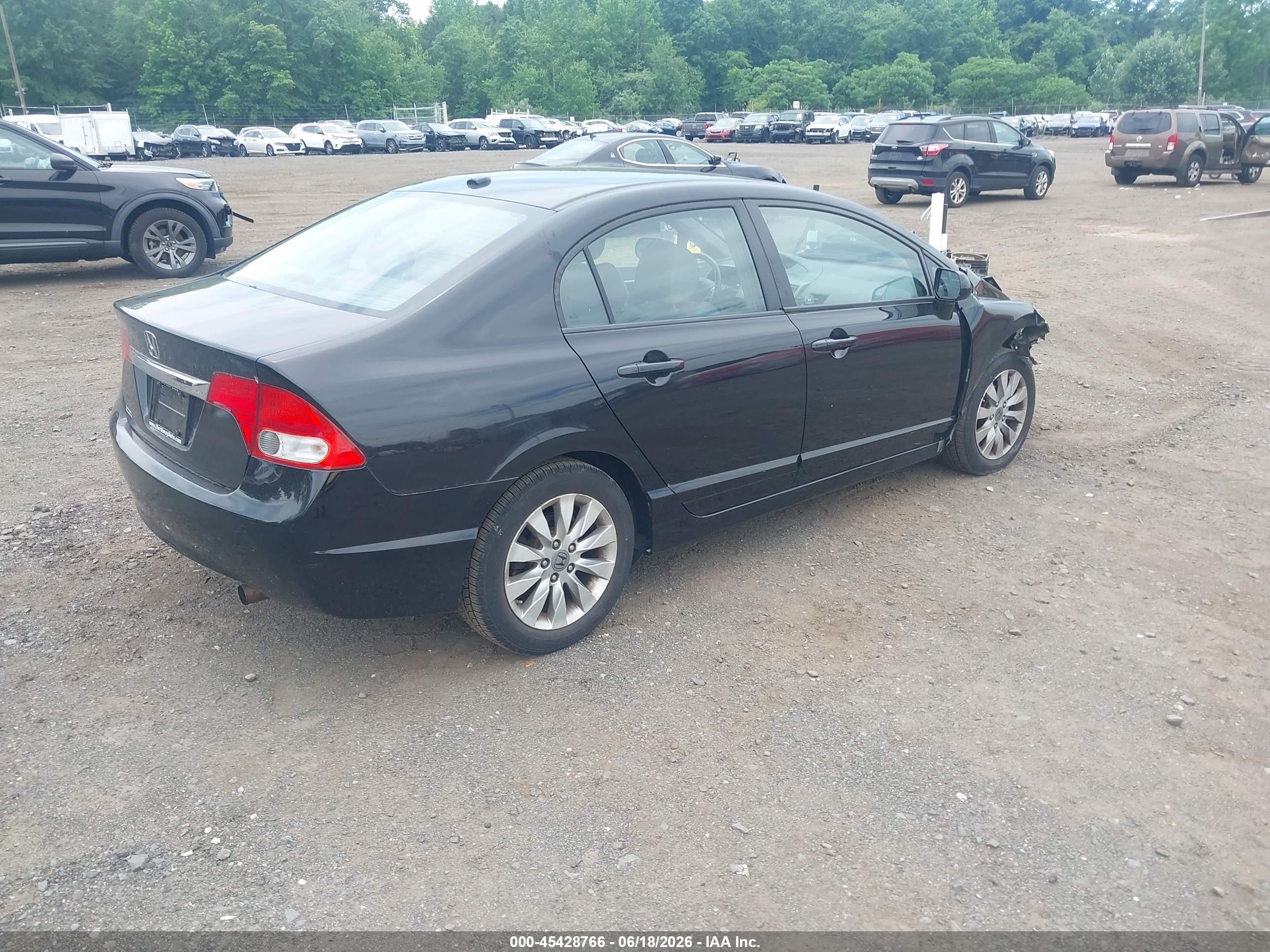 2010 Honda Civic Ex-l Black vin: 2HGFA1F98AH505270