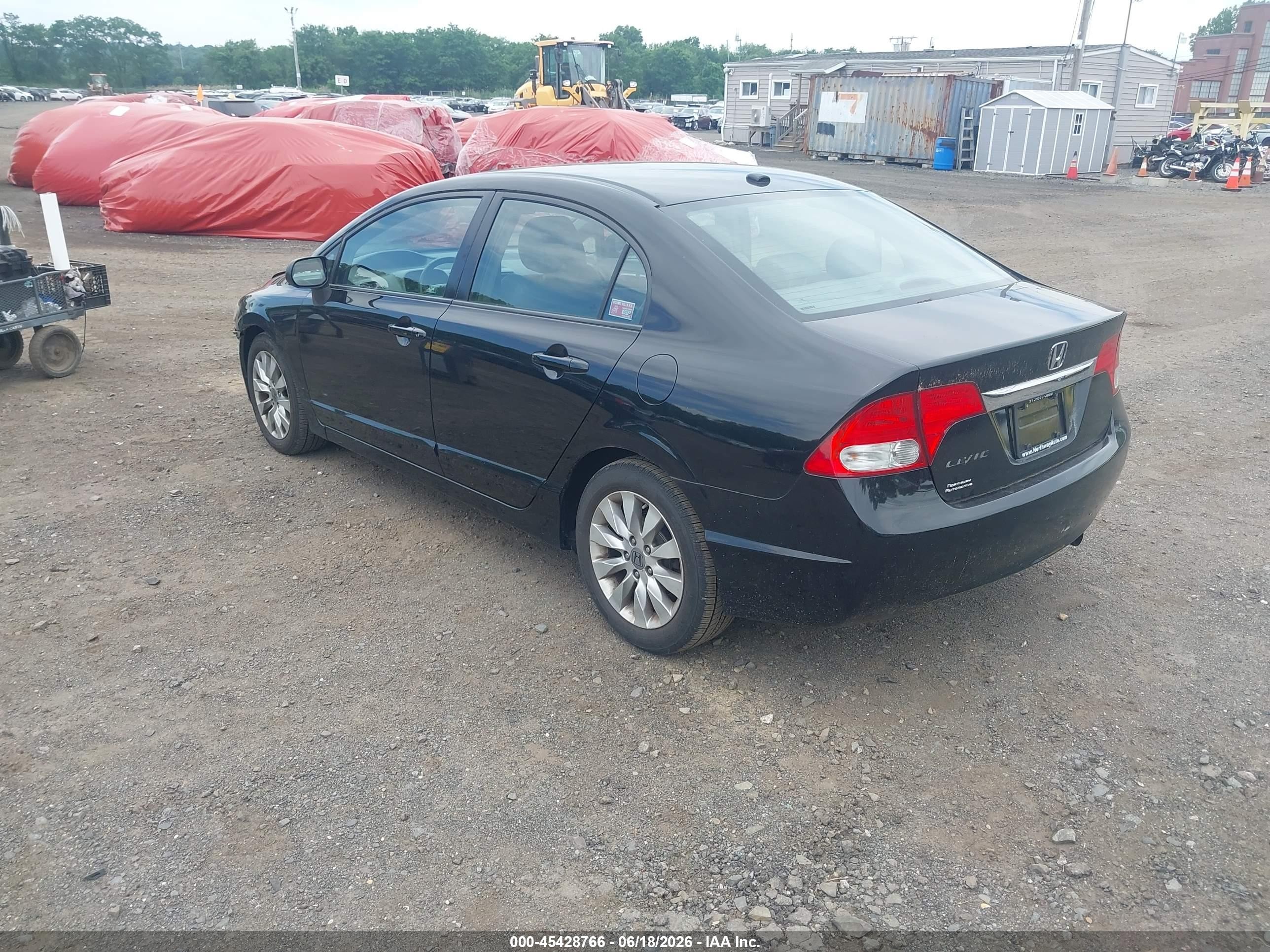 2010 Honda Civic Ex-l Black vin: 2HGFA1F98AH505270