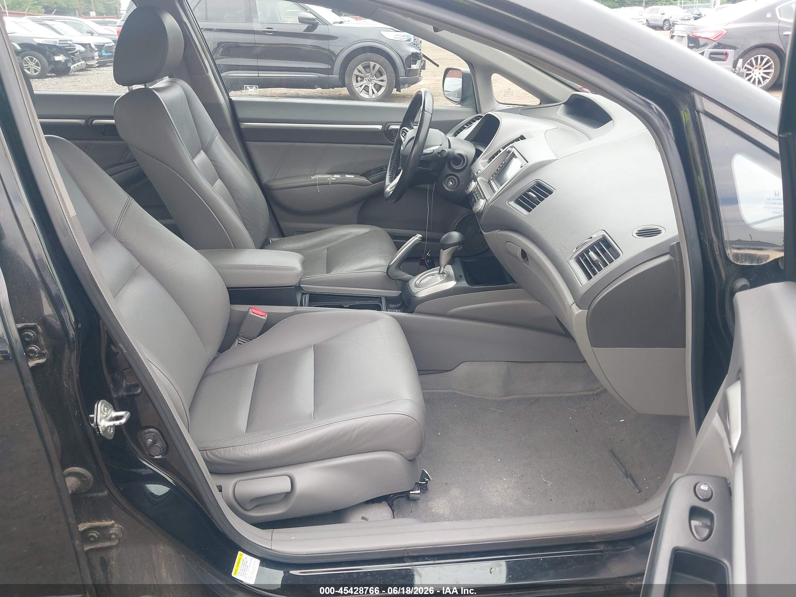 2010 Honda Civic Ex-l Black vin: 2HGFA1F98AH505270