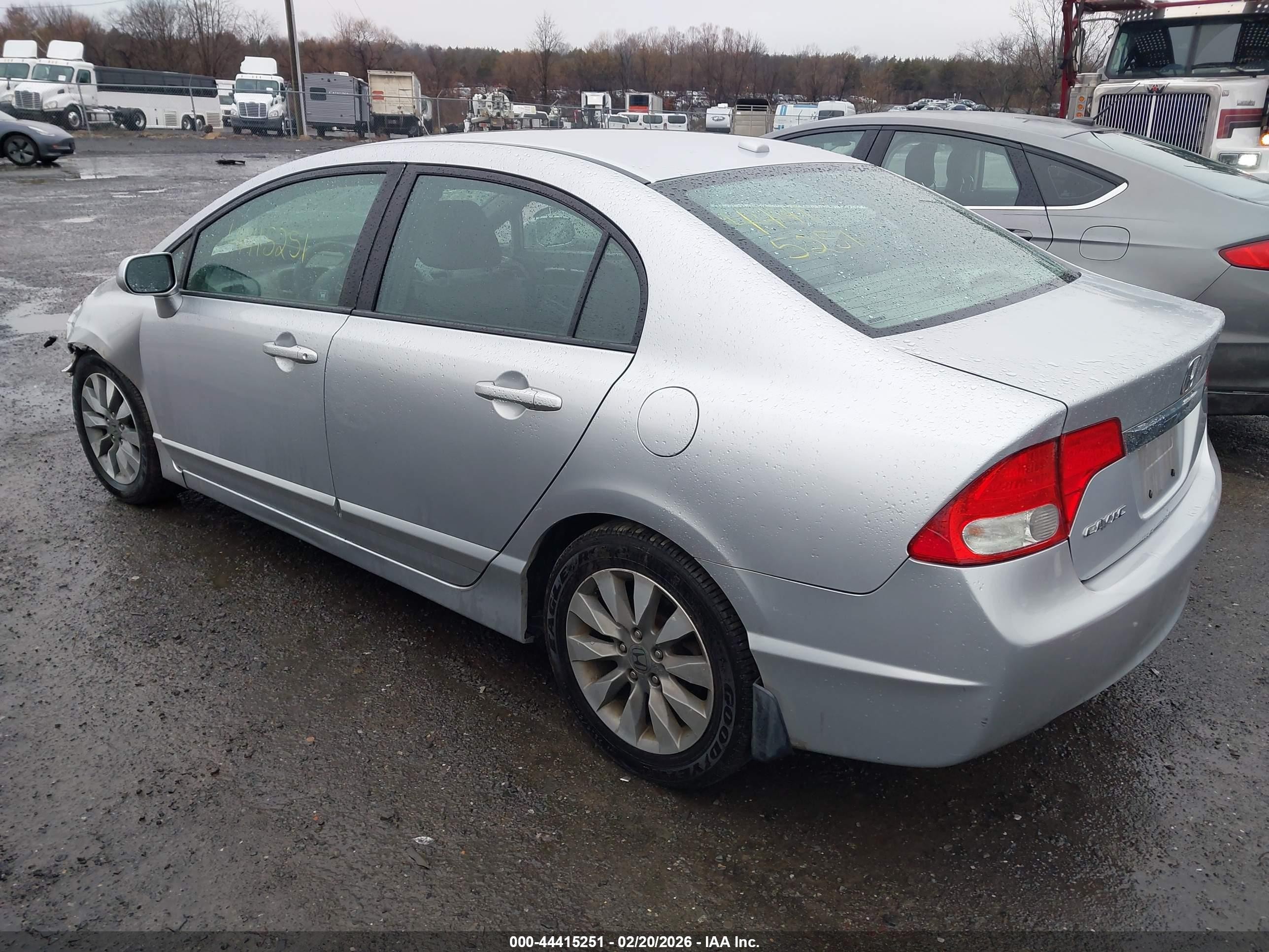 2010 Honda Civic Ex-l Silver vin: 2HGFA1F98AH524224