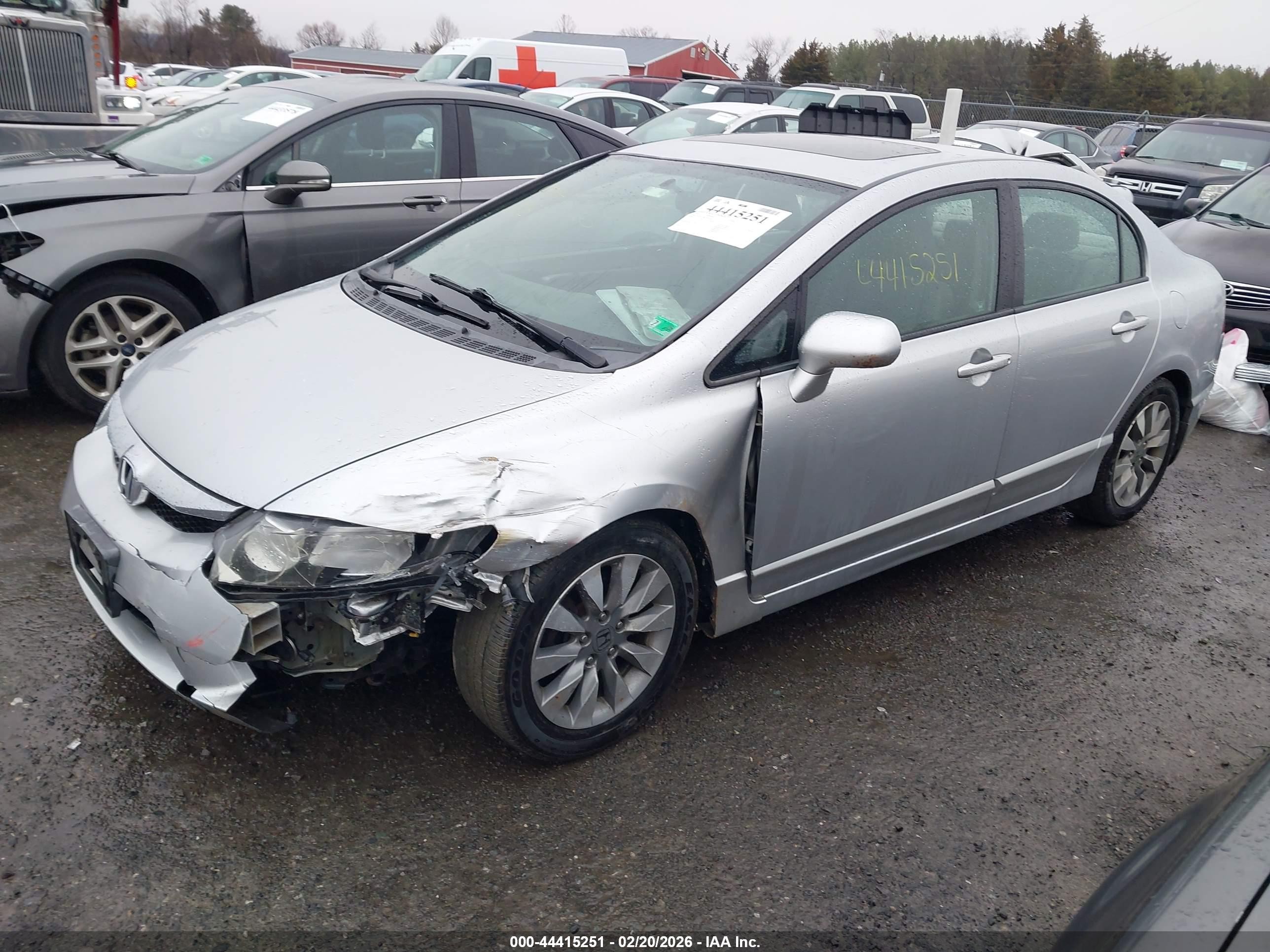 2010 Honda Civic Ex-l Silver vin: 2HGFA1F98AH524224