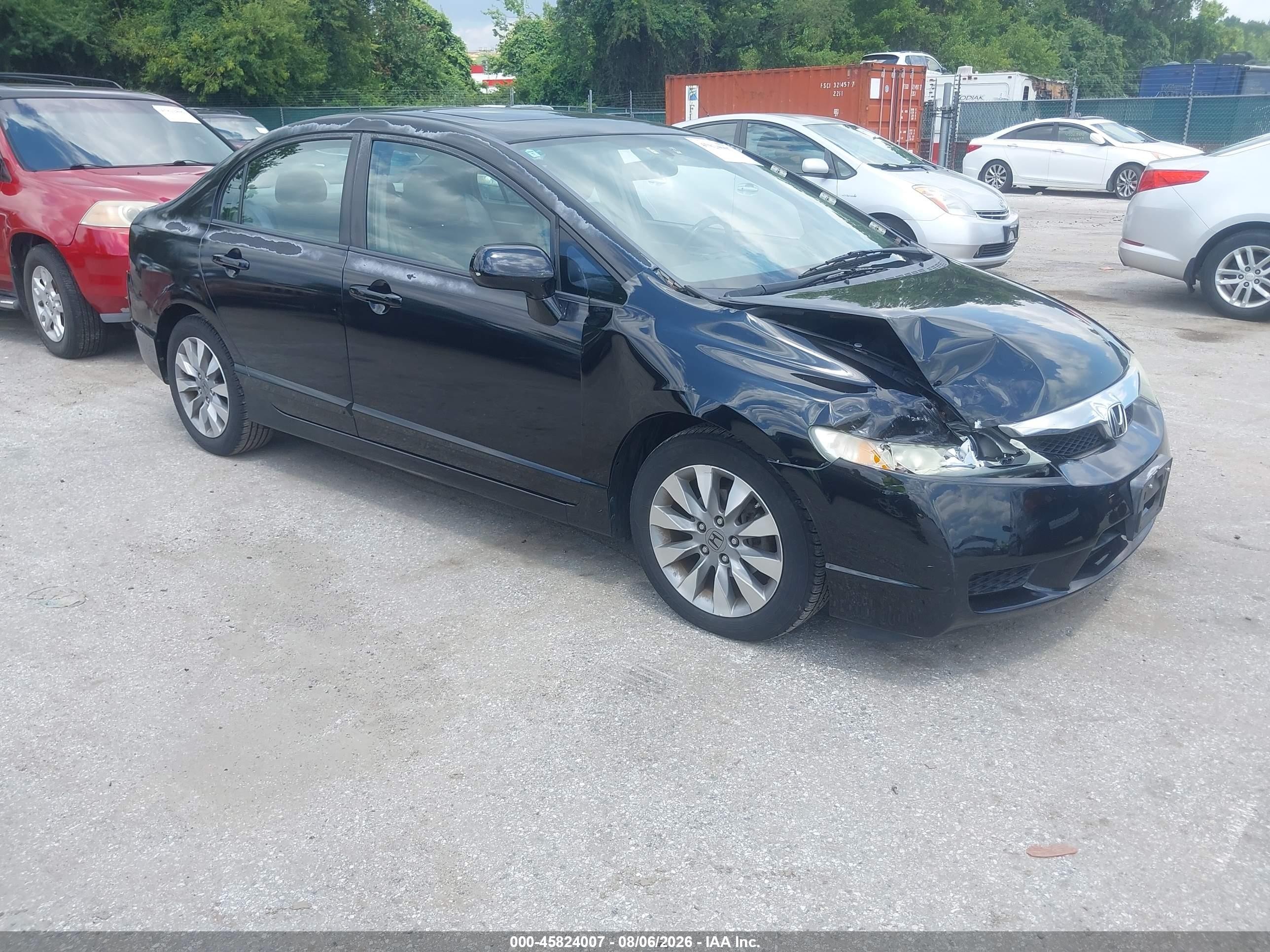 2010 Honda Civic Ex-l Черный vin: 2HGFA1F99AH564702