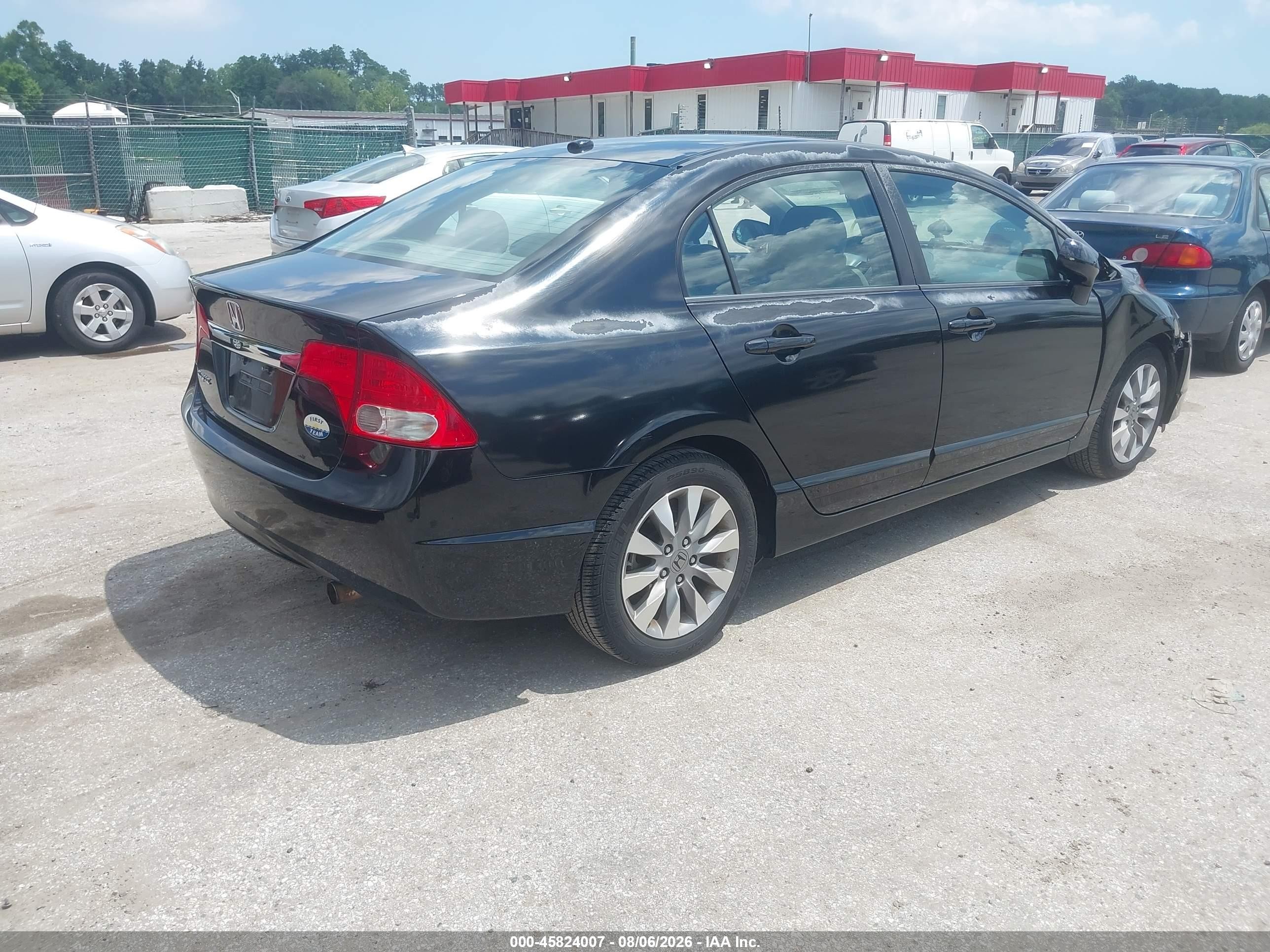2010 Honda Civic Ex-l Black vin: 2HGFA1F99AH564702
