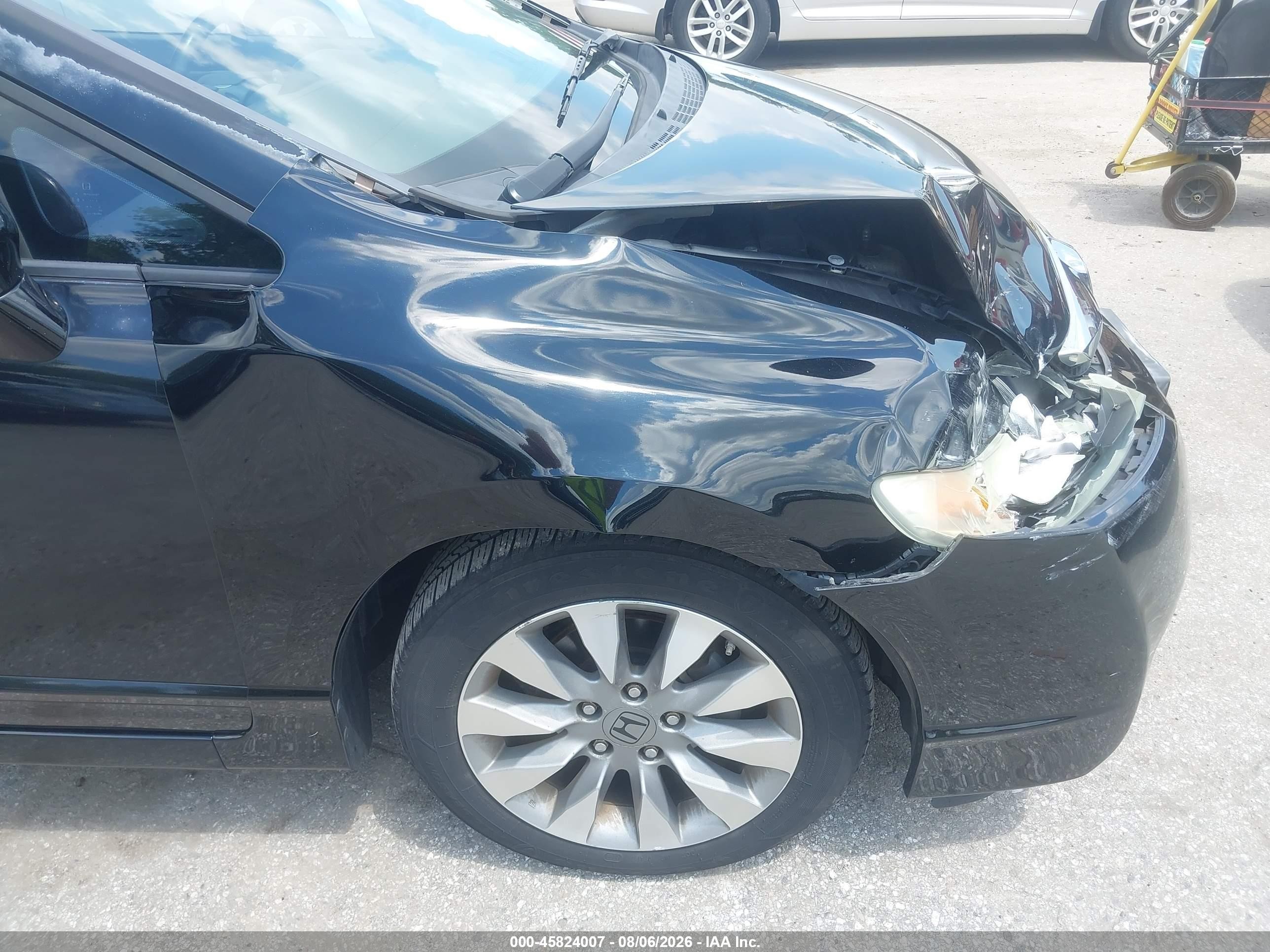 2010 Honda Civic Ex-l Black vin: 2HGFA1F99AH564702