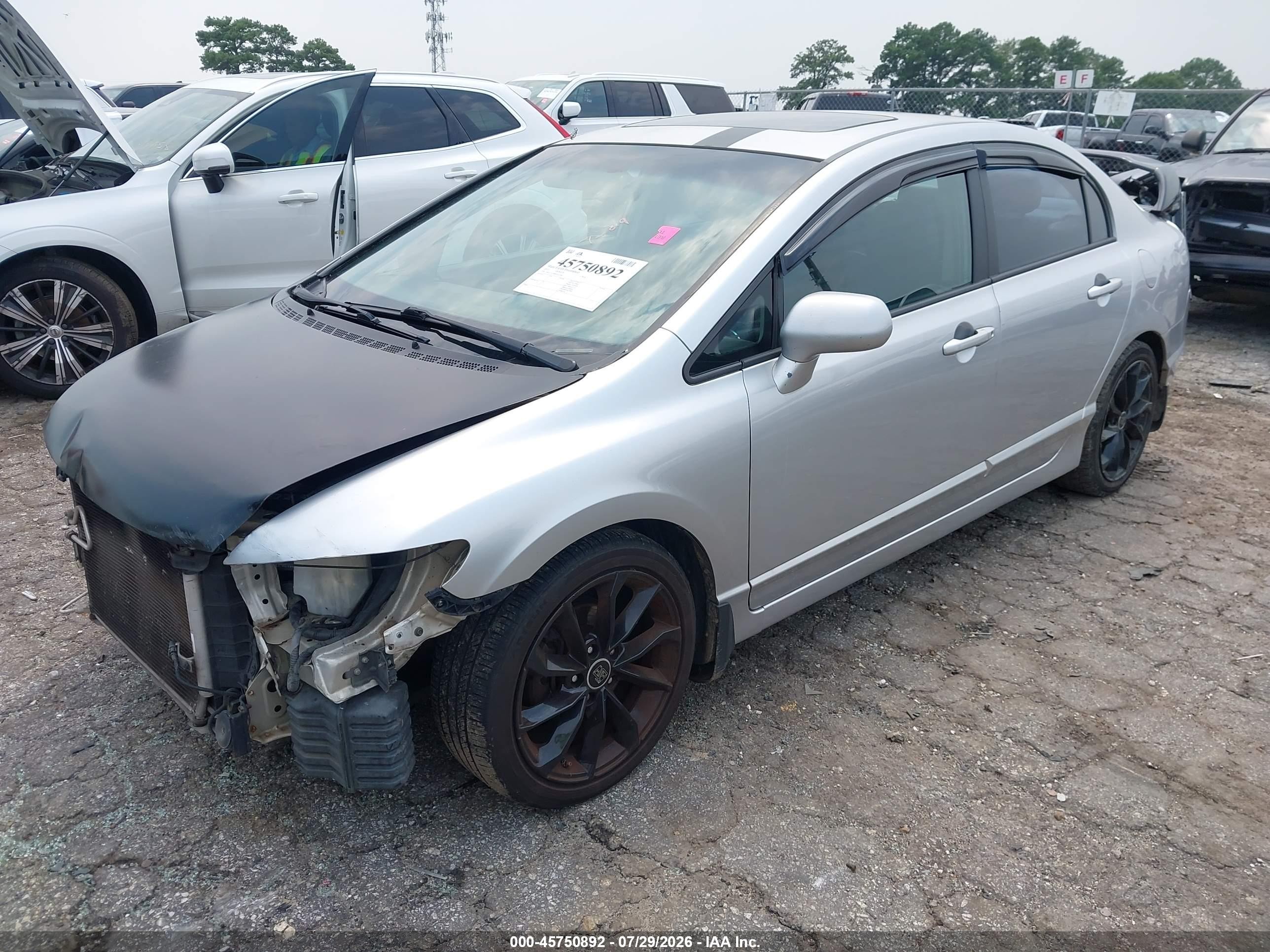 2011 Honda Civic Ex-l Серебряный vin: 2HGFA1F99BH502508