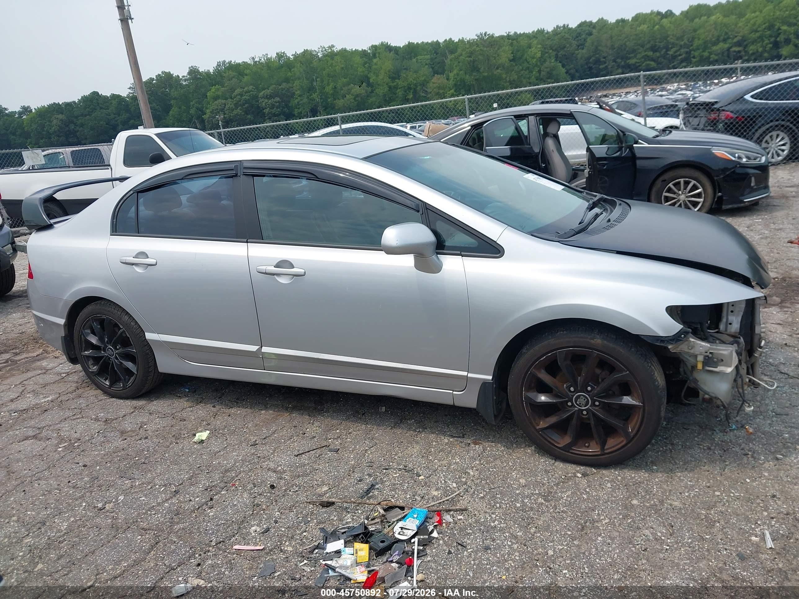 2011 Honda Civic Ex-l Серебряный vin: 2HGFA1F99BH502508