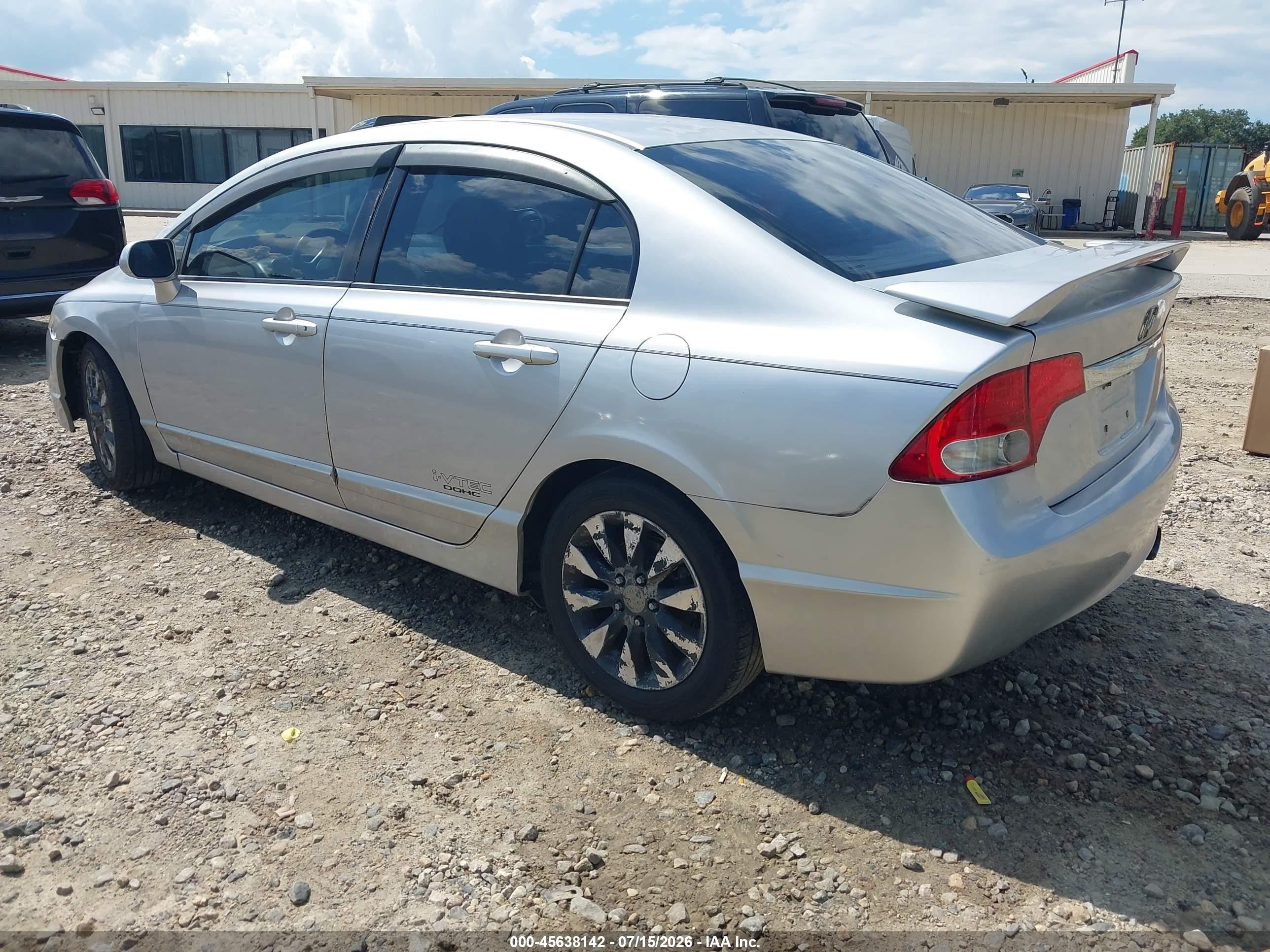 2010 Honda Civic Ex-l Silver vin: 2HGFA1F9XAH515119