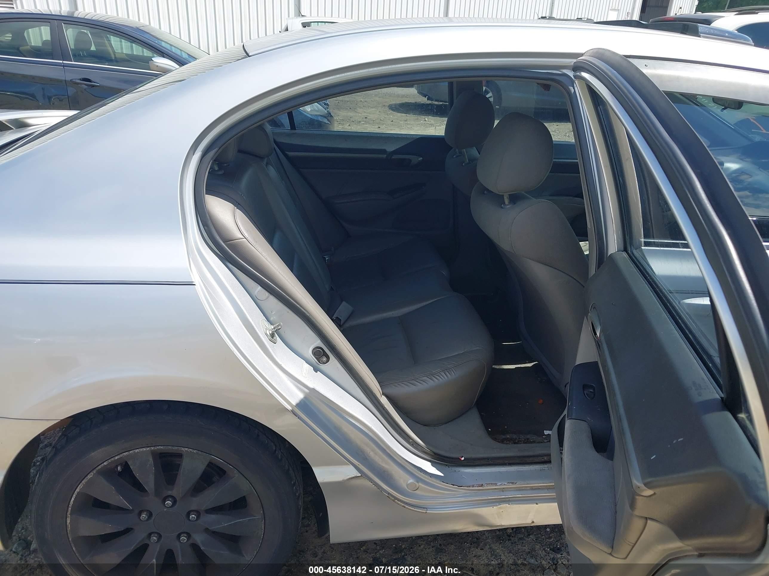 2010 Honda Civic Ex-l Silver vin: 2HGFA1F9XAH515119