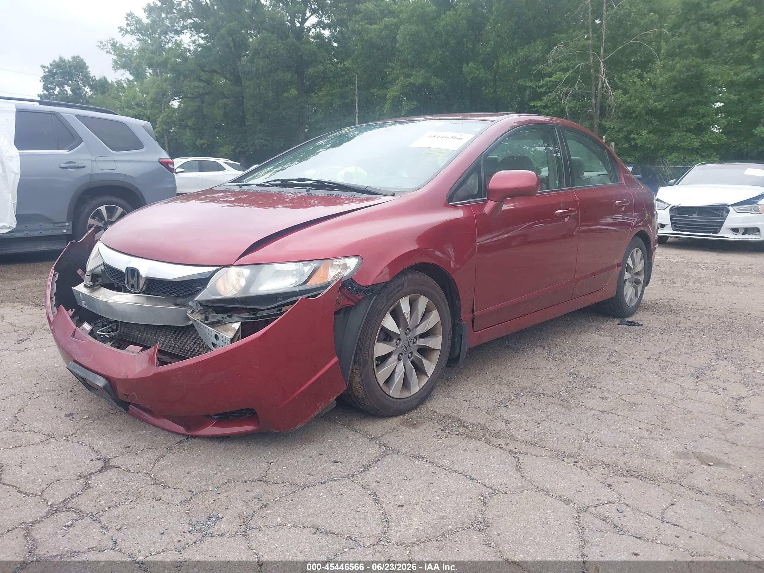 2011 Honda Civic Ex-l Красный vin: 2HGFA1F9XBH518295