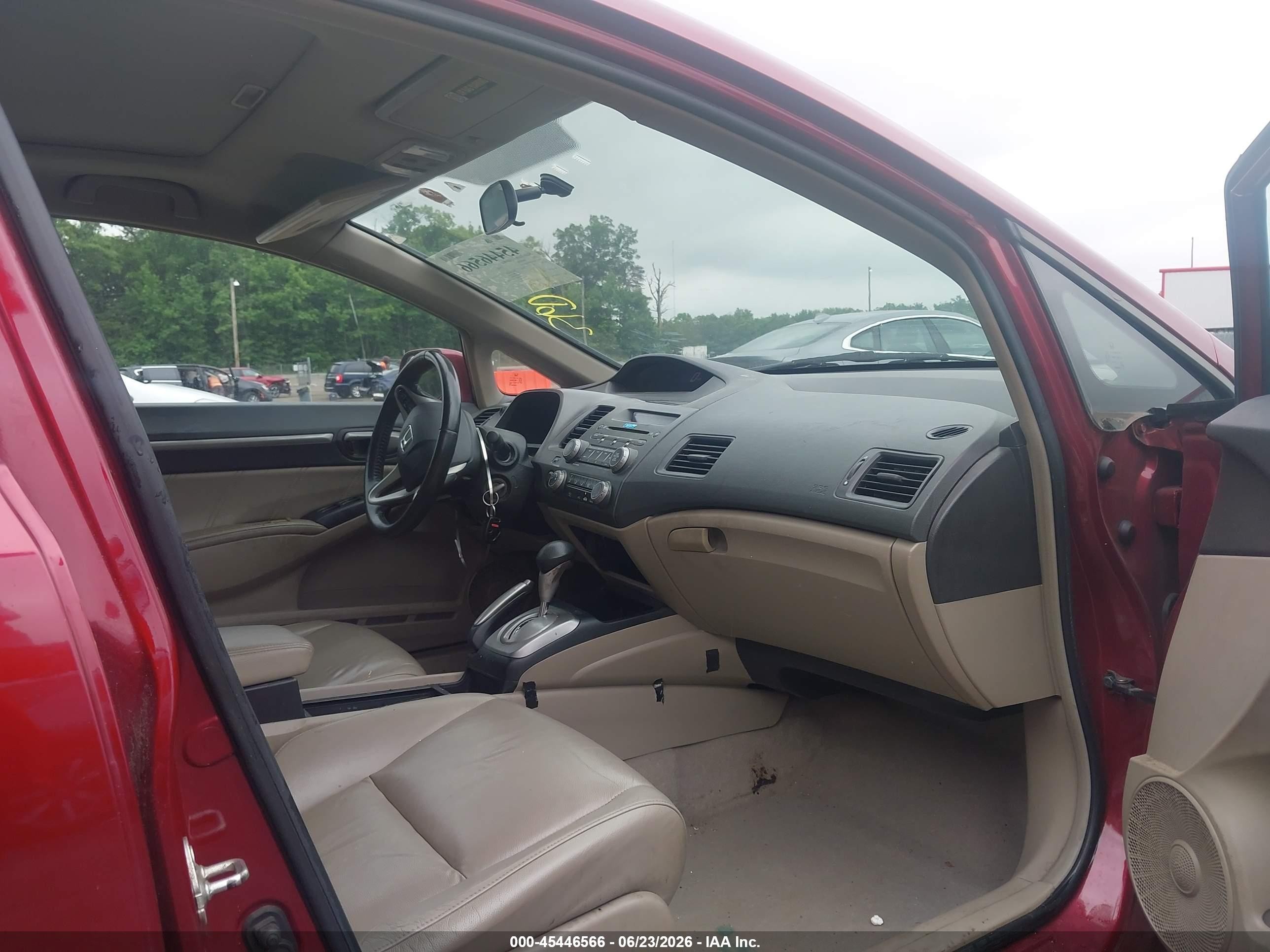 2011 Honda Civic Ex-l Красный vin: 2HGFA1F9XBH518295