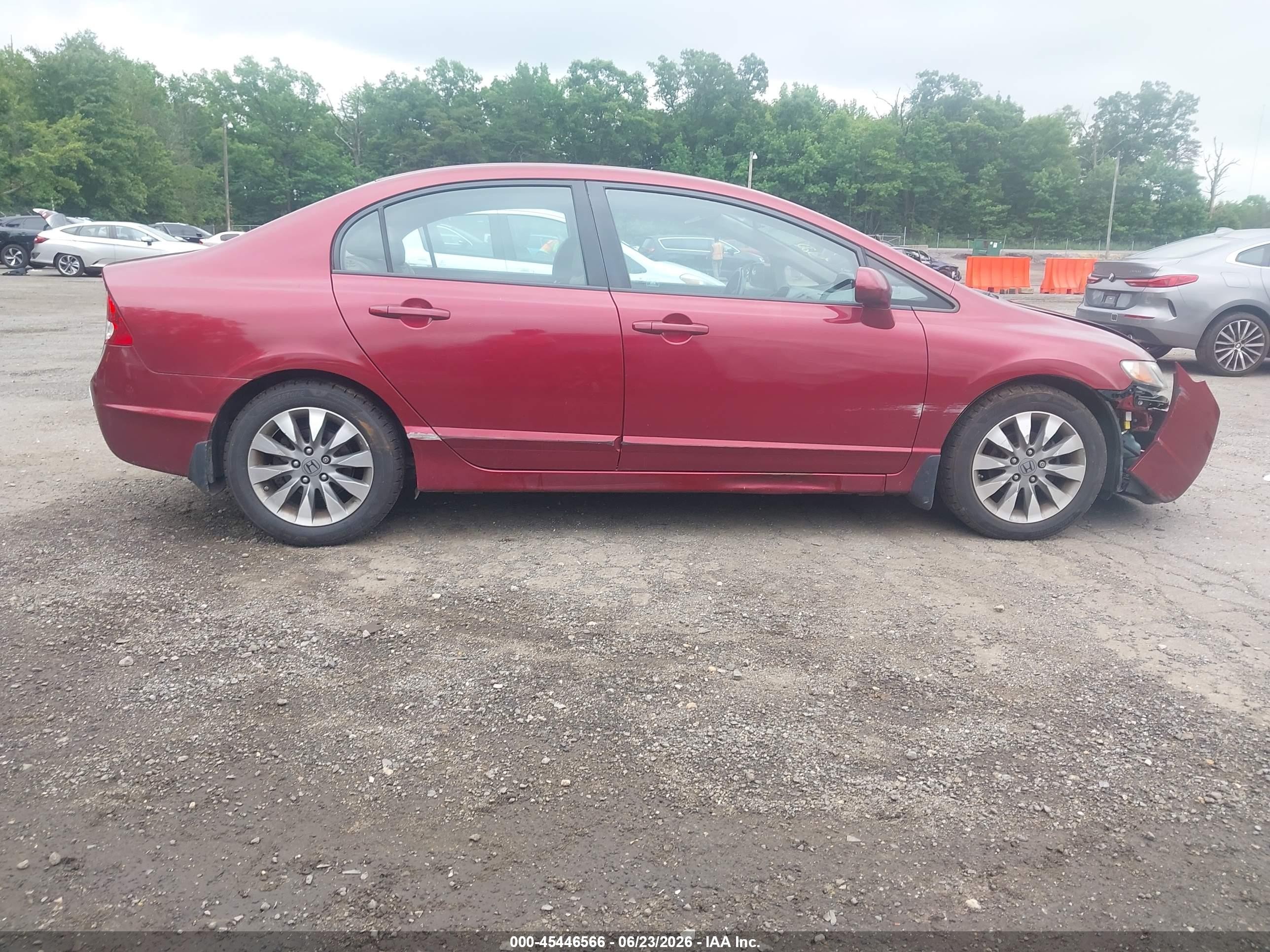 2011 Honda Civic Ex-l Красный vin: 2HGFA1F9XBH518295