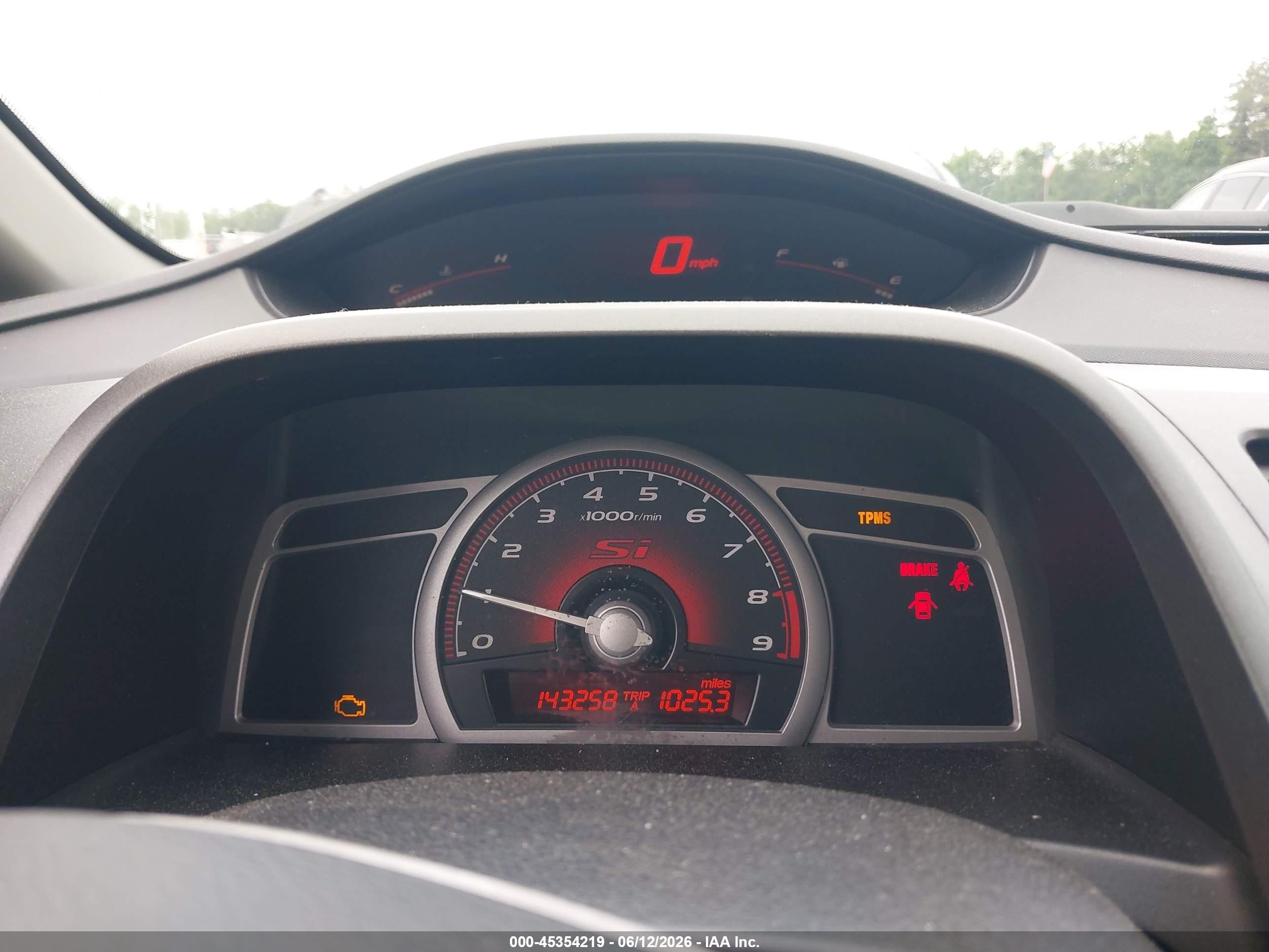 2008 Honda Civic Si/si Mugen Black vin: 2HGFA55508H704717