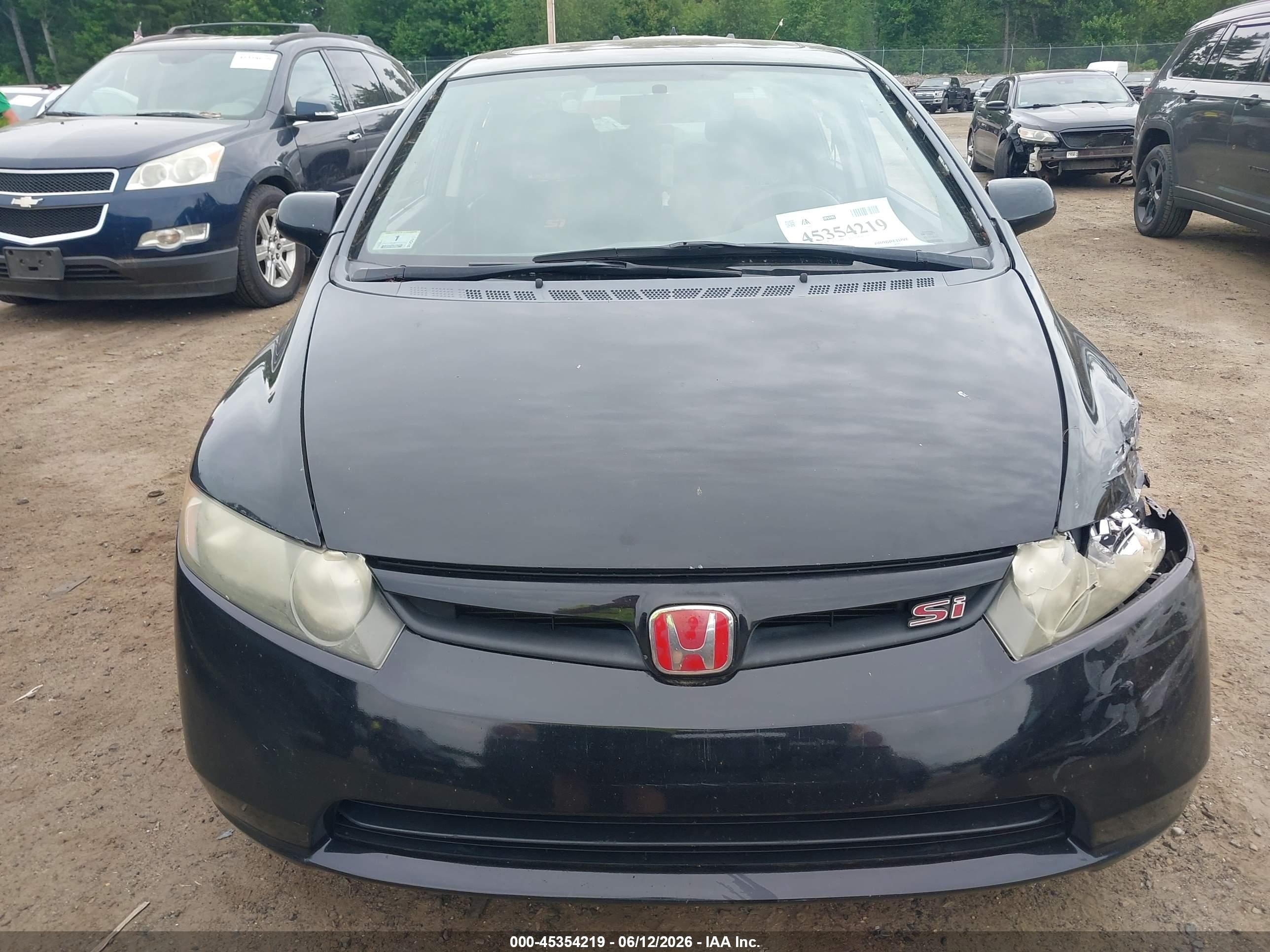 2008 Honda Civic Si/si Mugen Black vin: 2HGFA55508H704717
