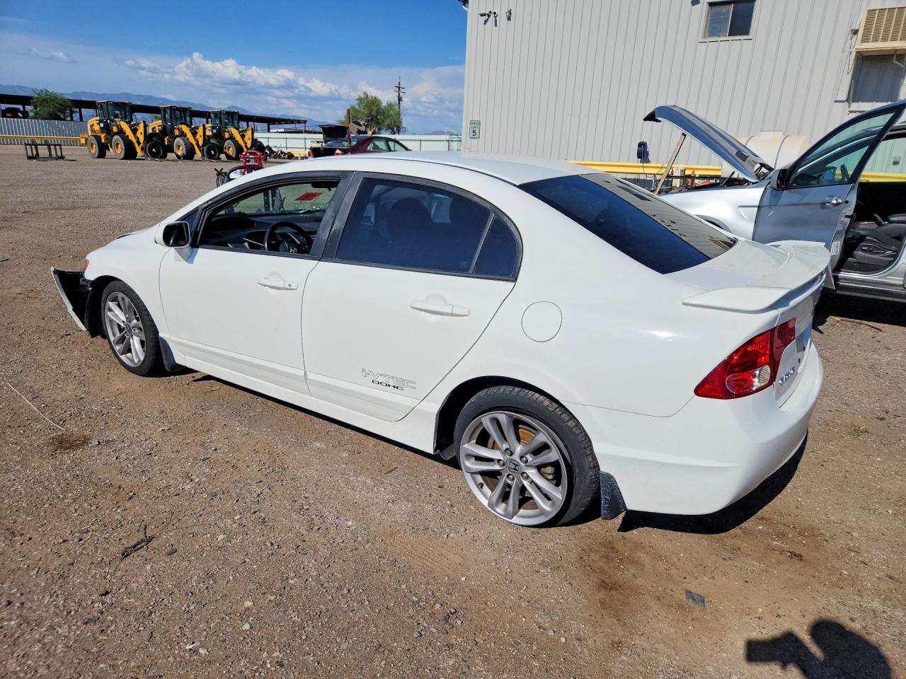 2007 Honda Civic Si Белый vin: 2HGFA55517H706099
