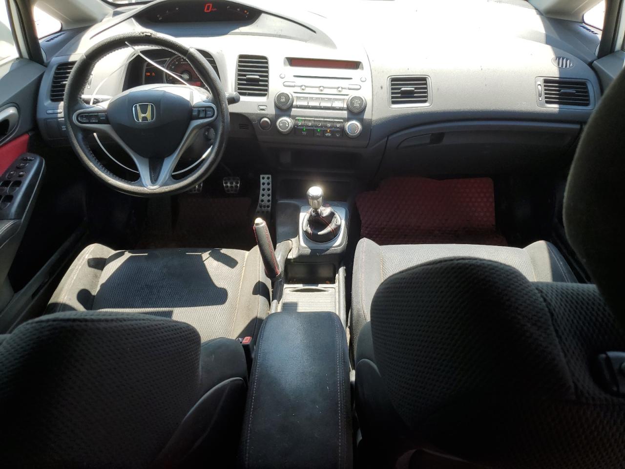 2007 Honda Civic White vin: 2HGFA55517H708984
