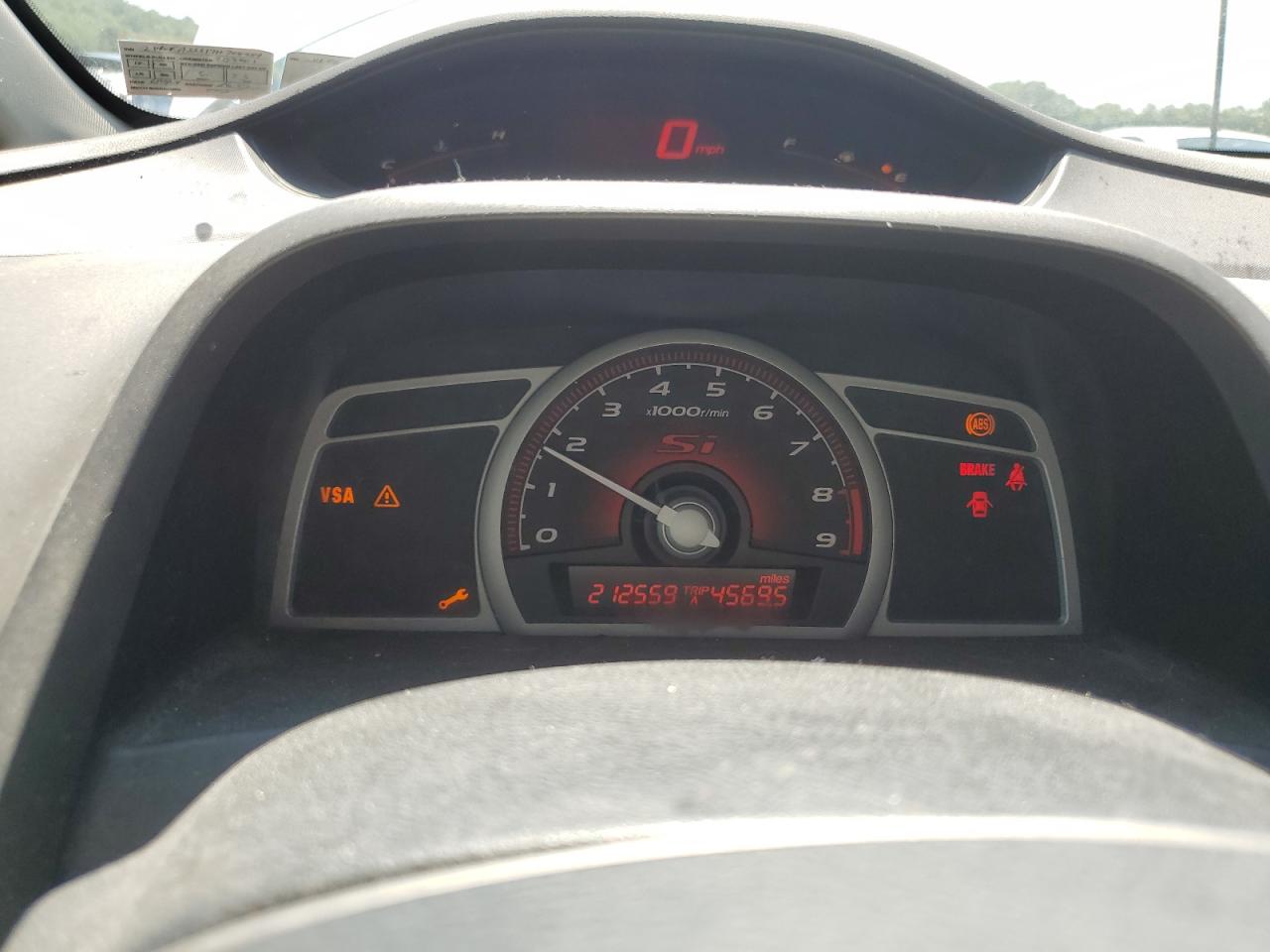 2007 Honda Civic White vin: 2HGFA55517H708984