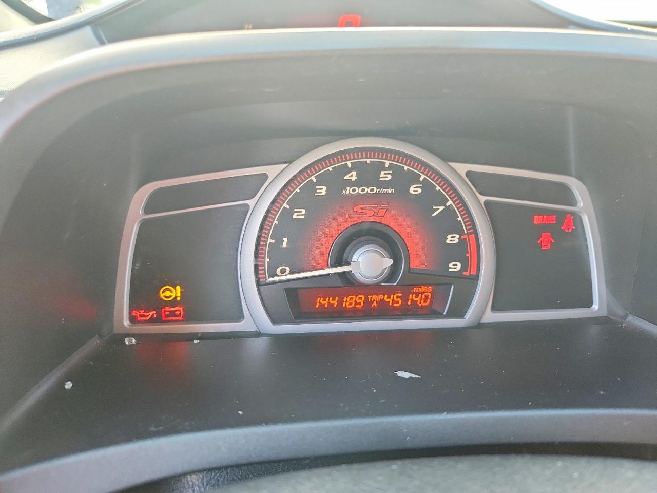 2008 Honda Civic Si Blue vin: 2HGFA55518H701048