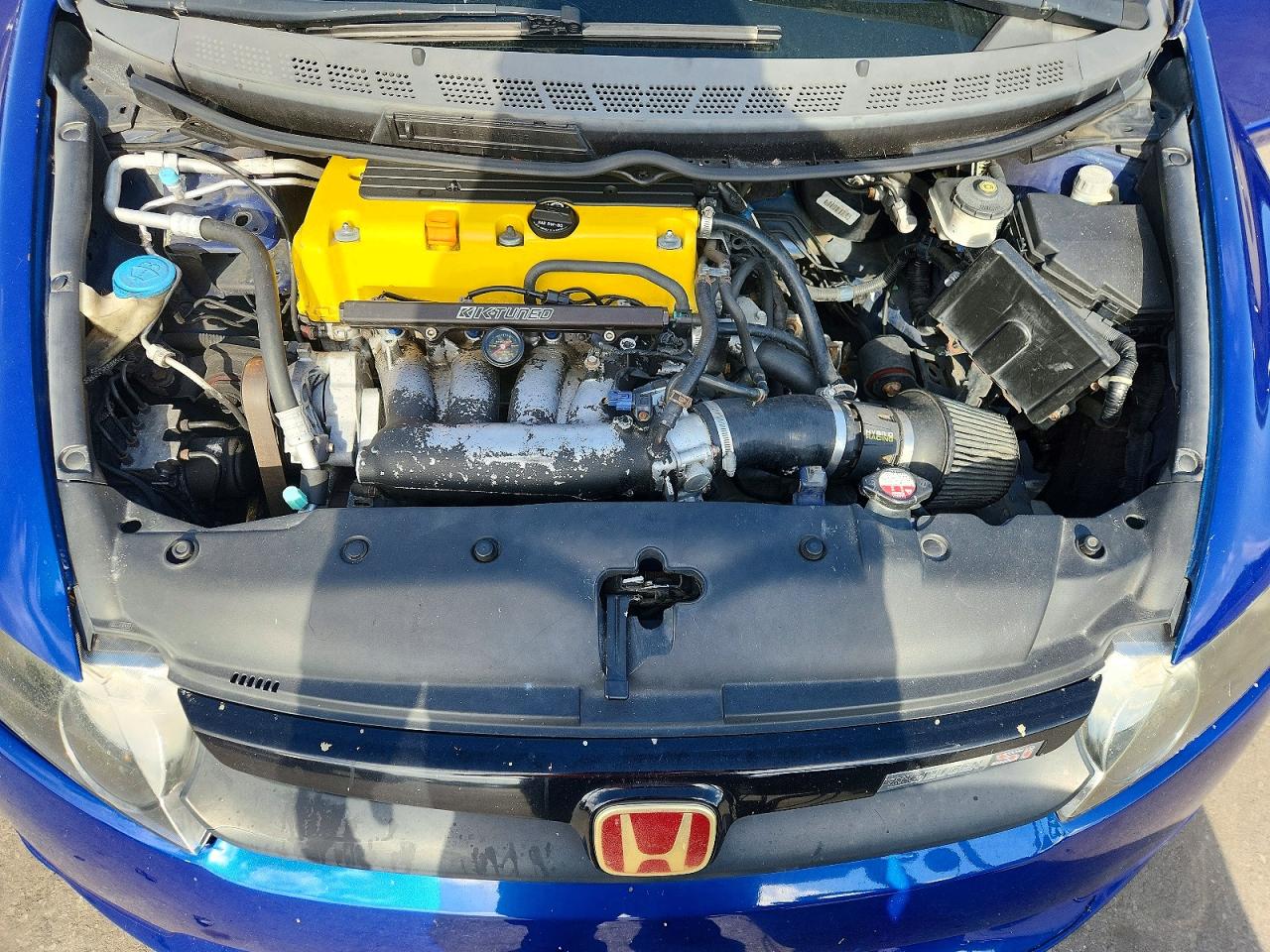 2008 Honda Civic Si Blue vin: 2HGFA55518H701048