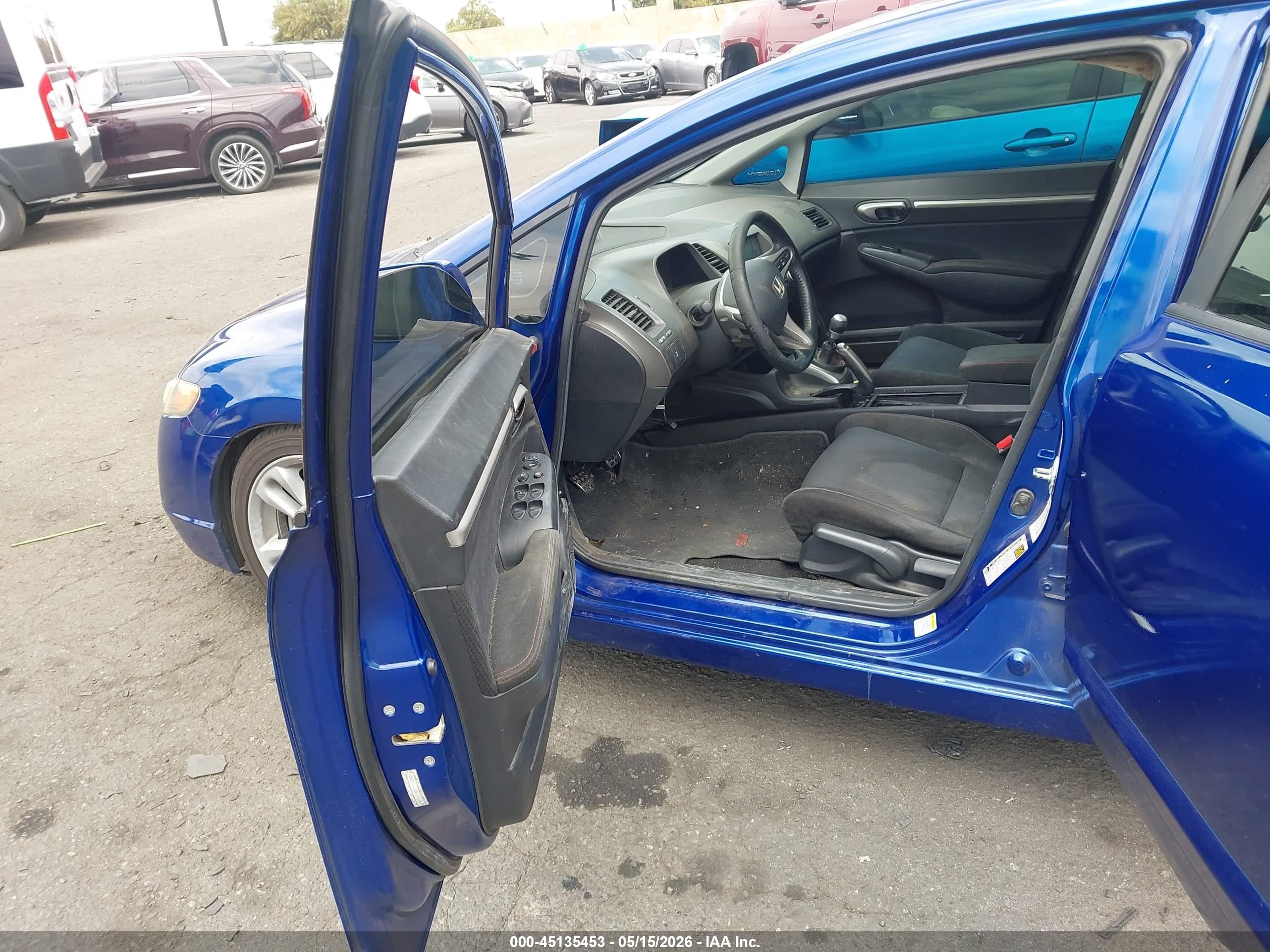 2008 Honda Civic Si/si Mugen Blue vin: 2HGFA55518H701230