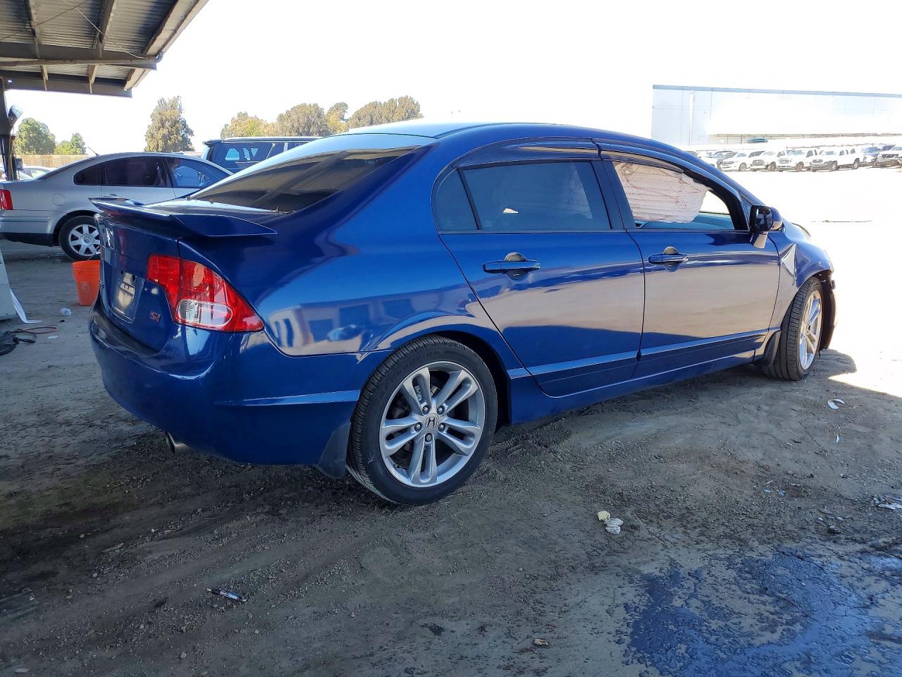 2008 Honda Civic Si Blue vin: 2HGFA55518H705875