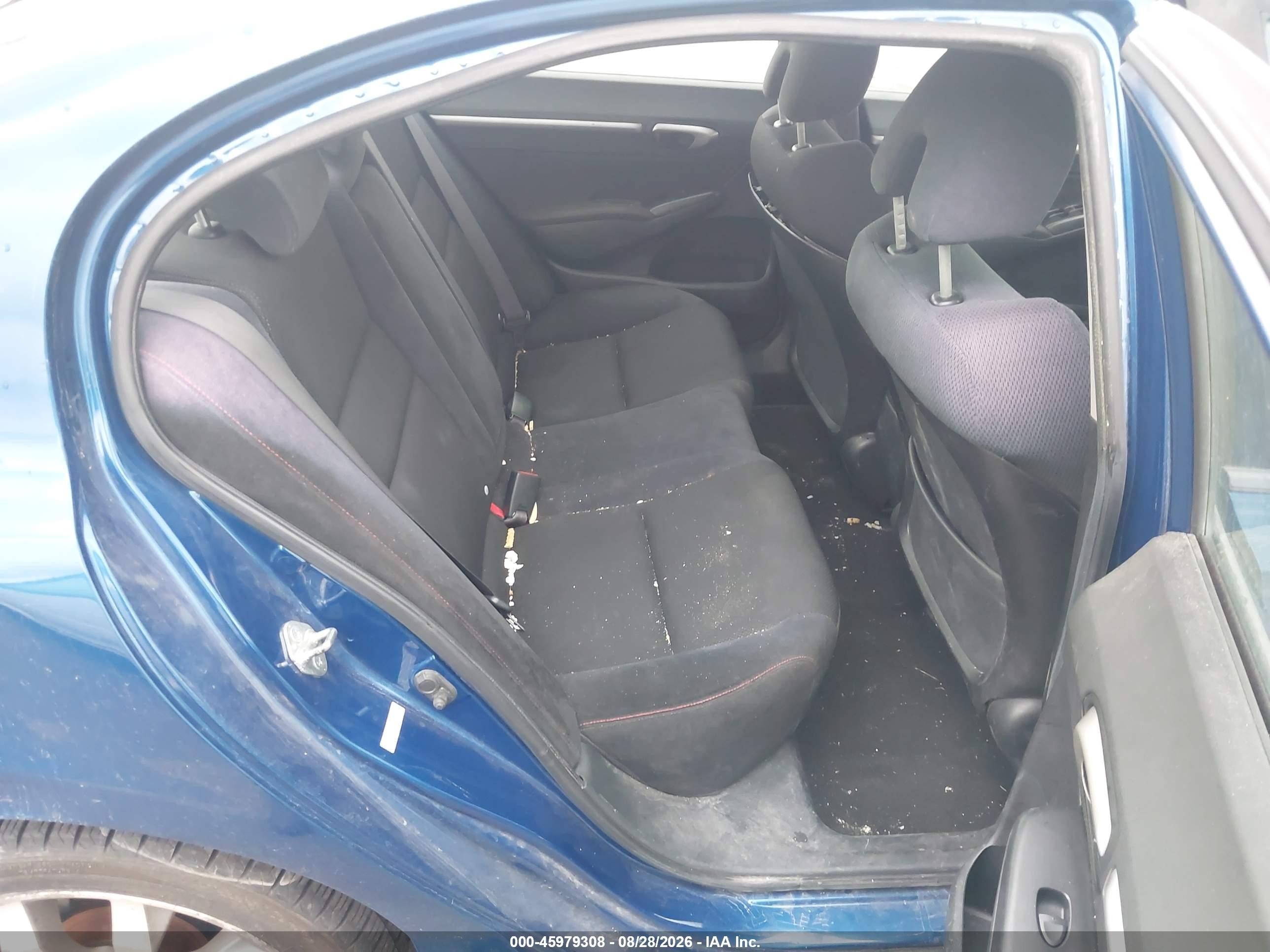 2009 Honda Civic Si Blue vin: 2HGFA55519H705702