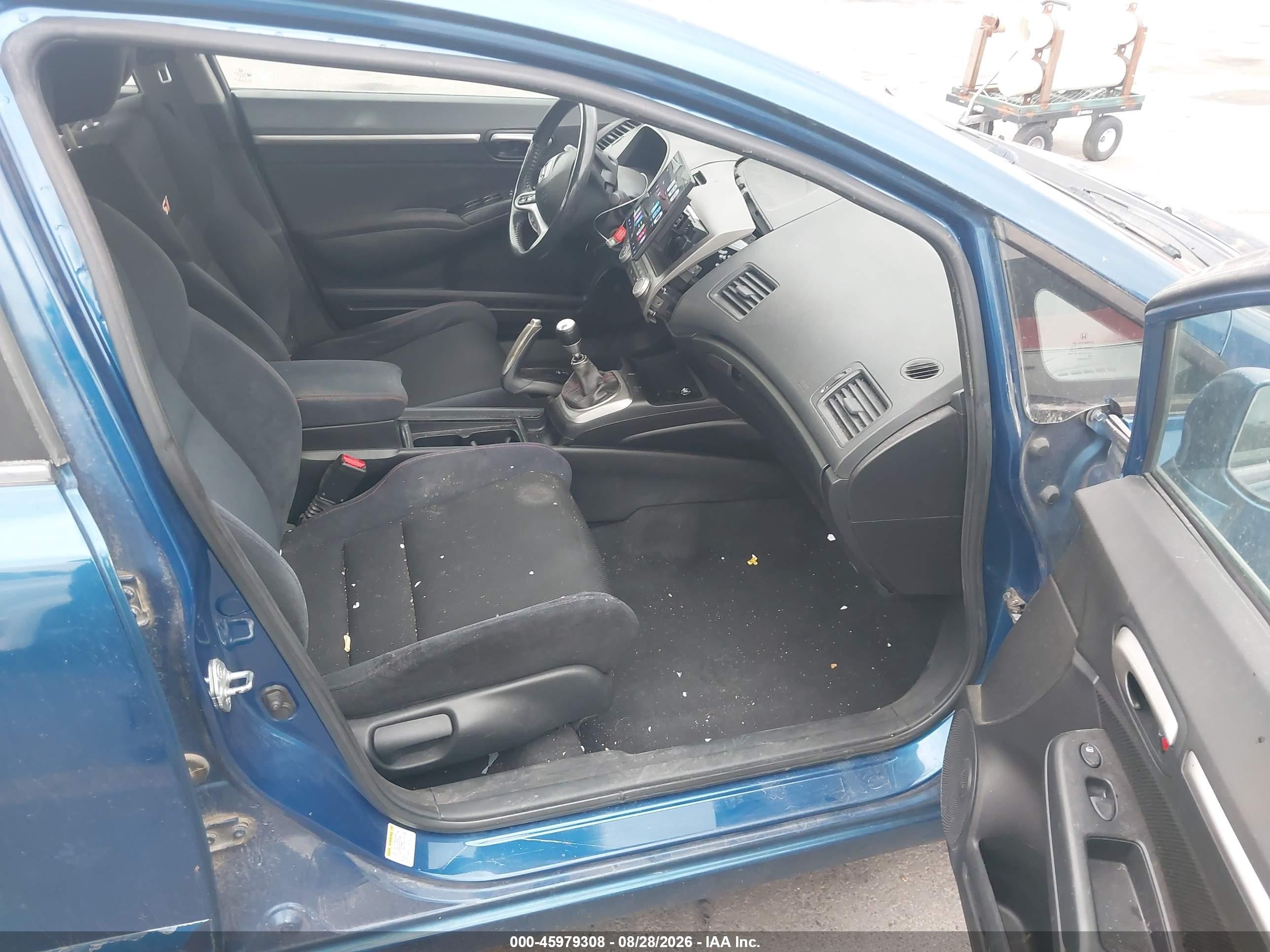 2009 Honda Civic Si Blue vin: 2HGFA55519H705702